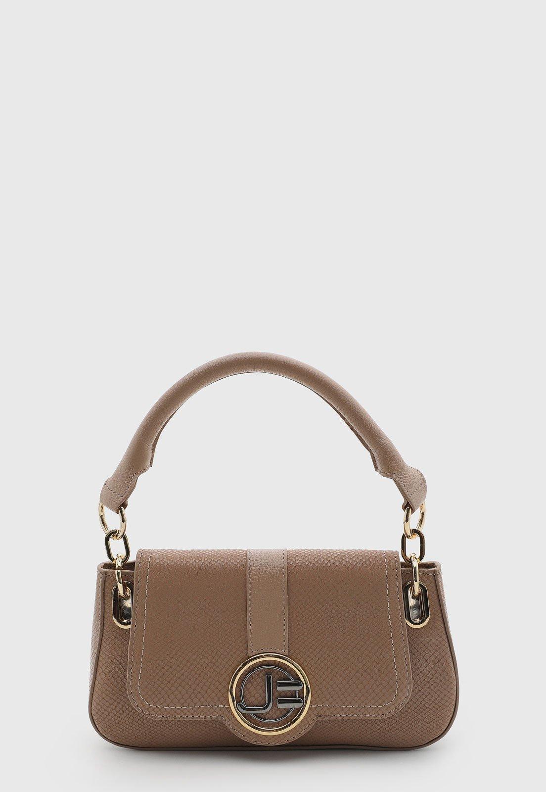 Bolsa Média Jorge Bischoff Couro Marrom