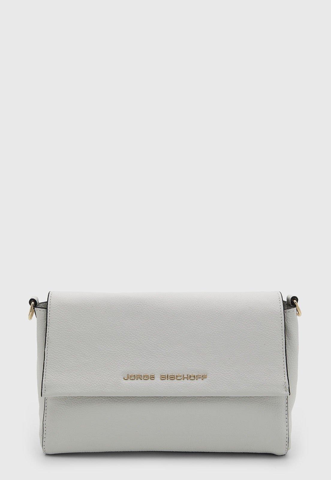 Bolsa Feminina Jorge Bischoff Couro Branca