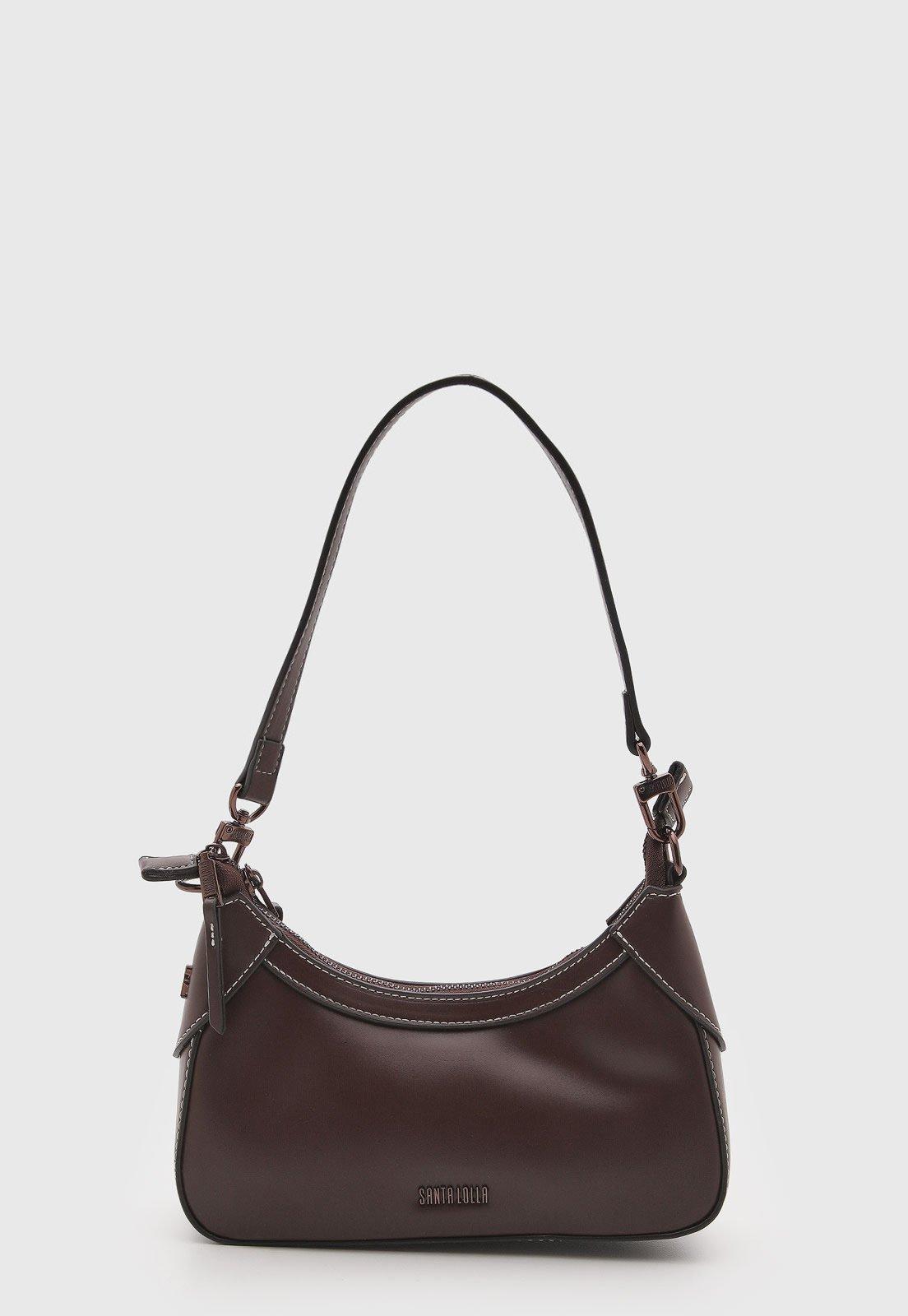 Bolsa Feminina Santa Lolla Alça Média Marrom