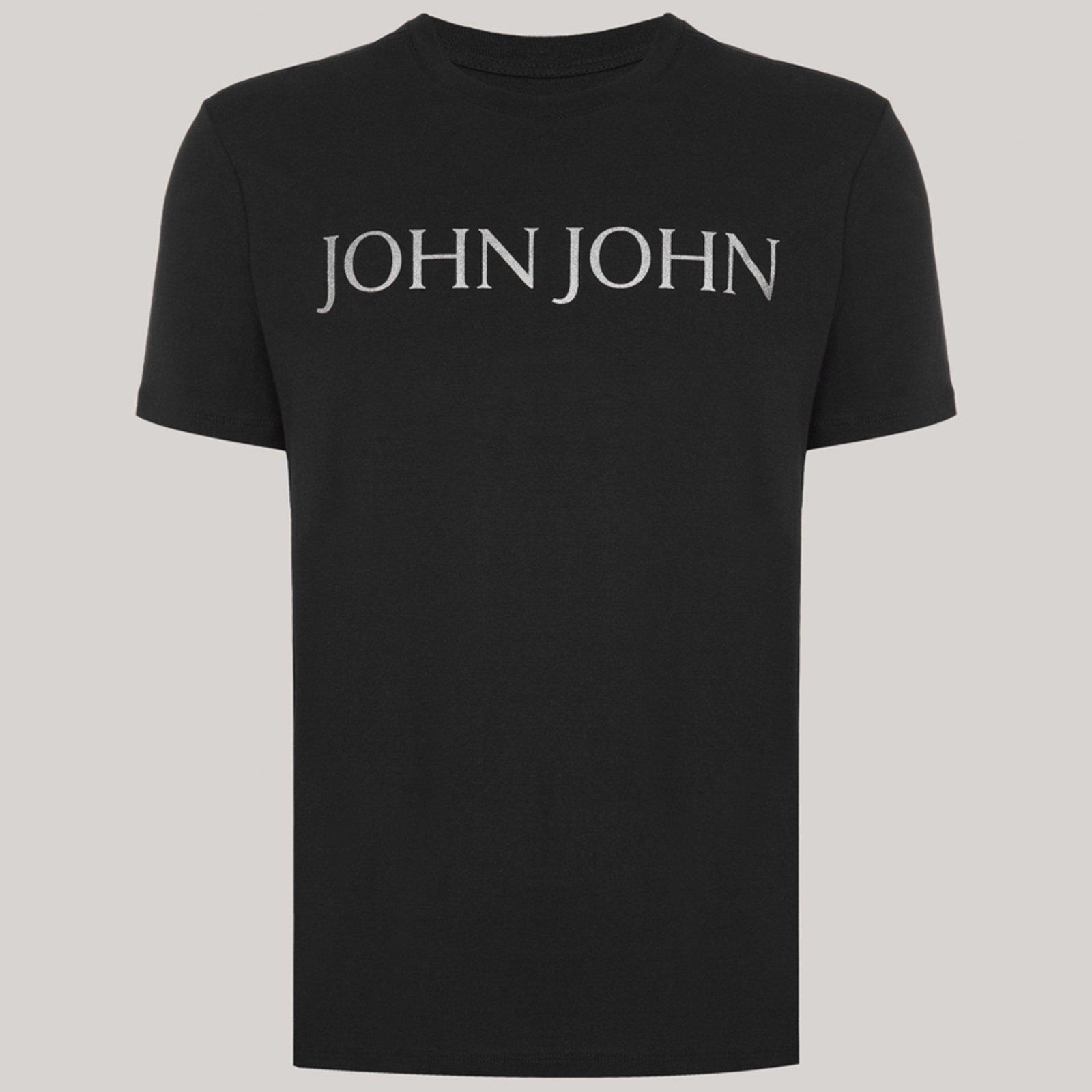 Camiseta John John Regular Special Brig Pr26 Preto Masculino