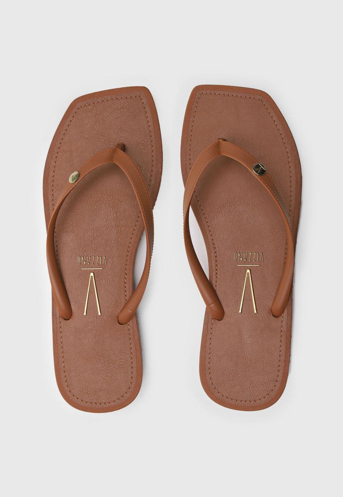 Chinelo Vizzano De Dedo Marrom