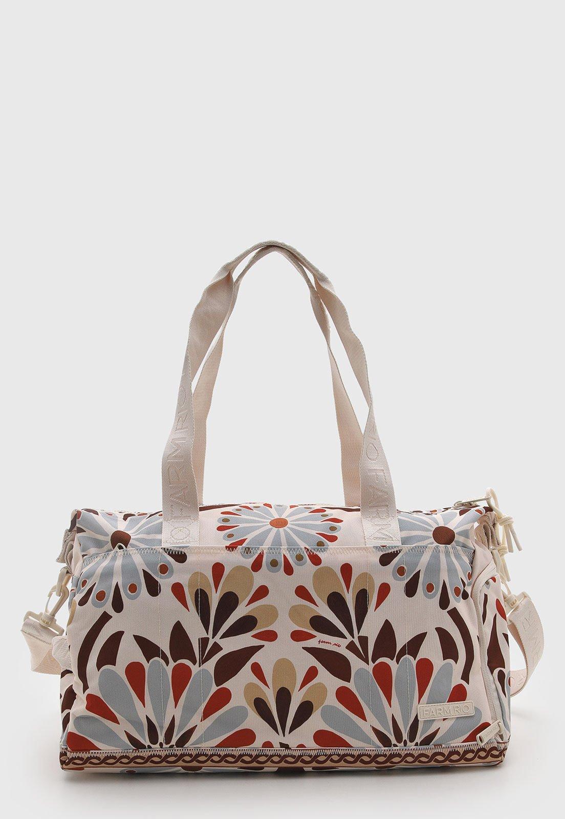Bolsa FARM Viva Florejo Off-White