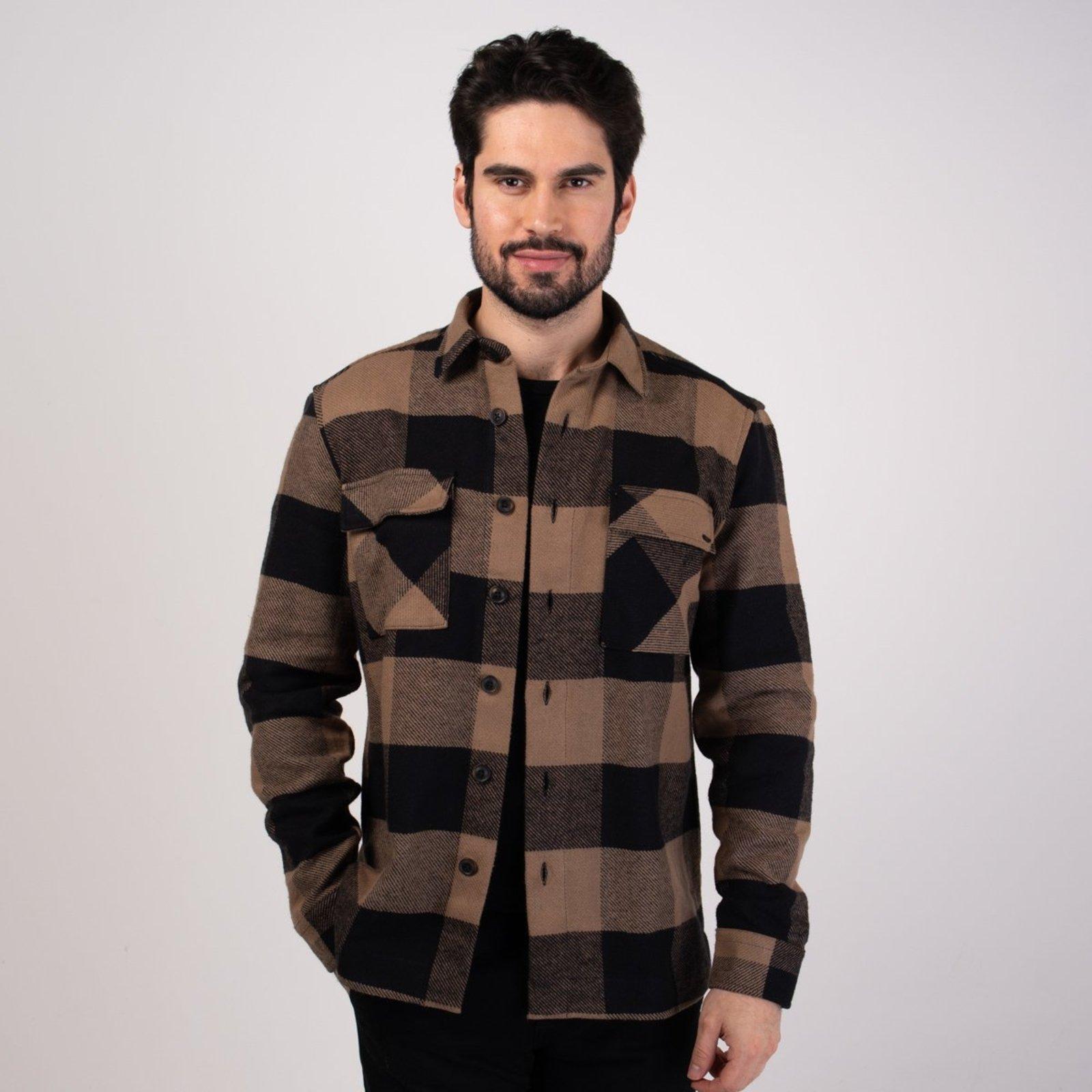 Camisa Aramis Overshirt Xadrez Khaki