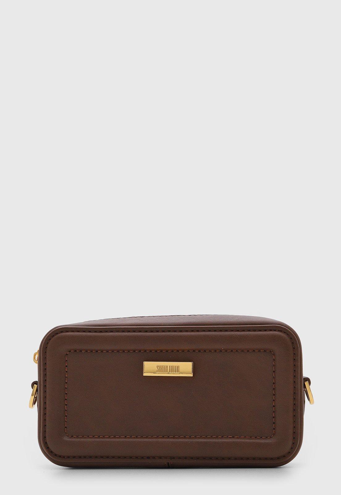 Bolsa Santa Lolla Retangular Marrom