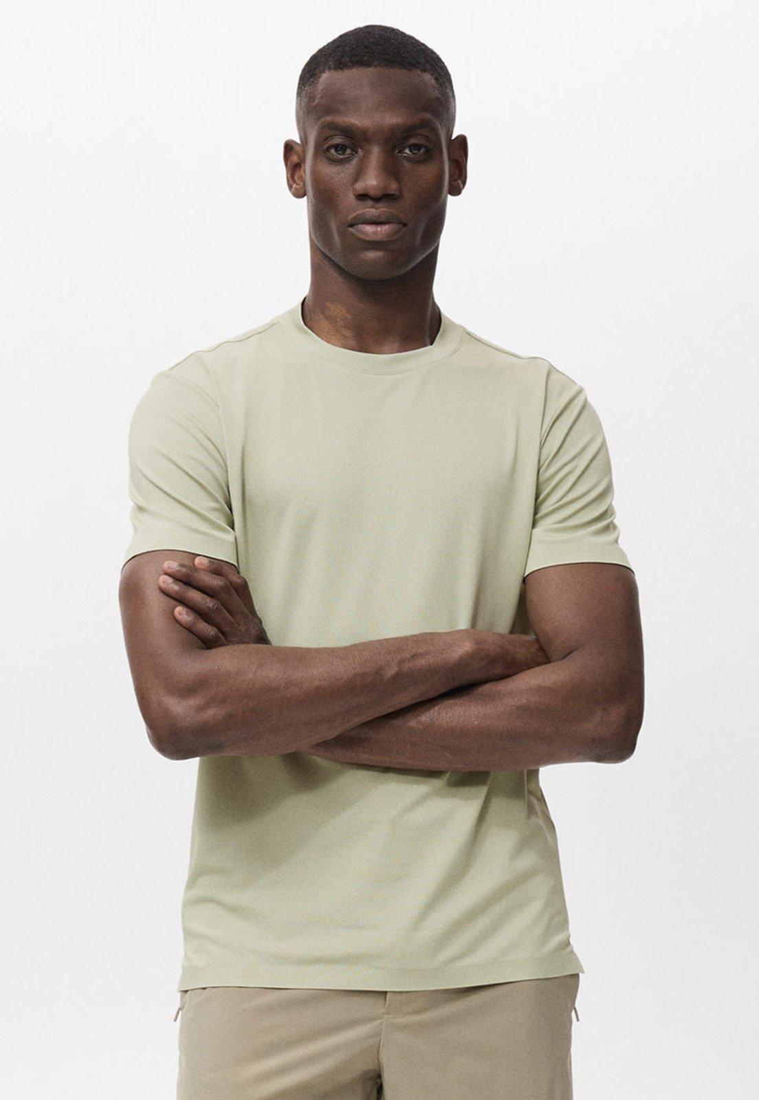 Camiseta Masculina Mango Escala Verde