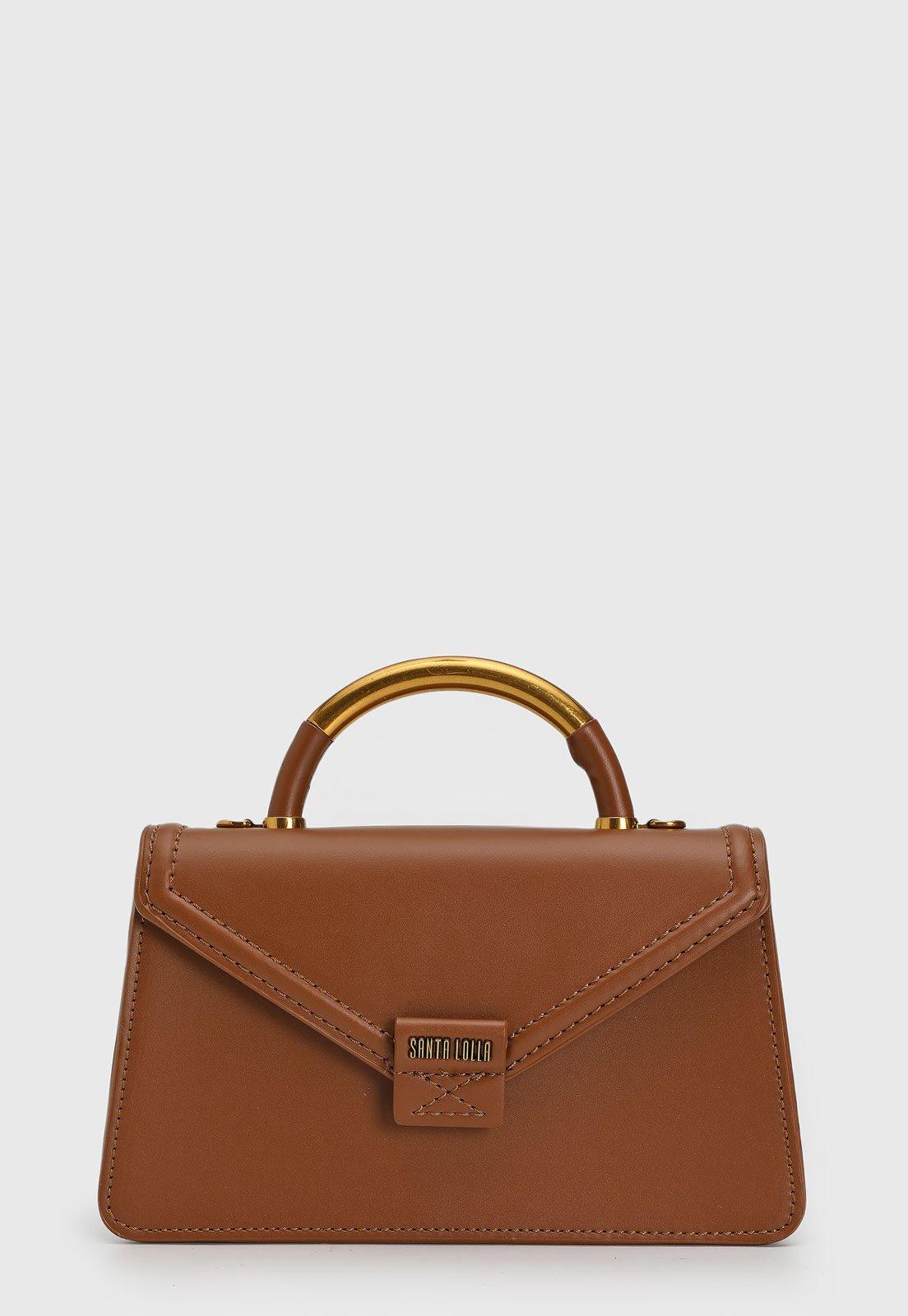 Bolsa Feminina Santa Lolla Estruturada Marrom