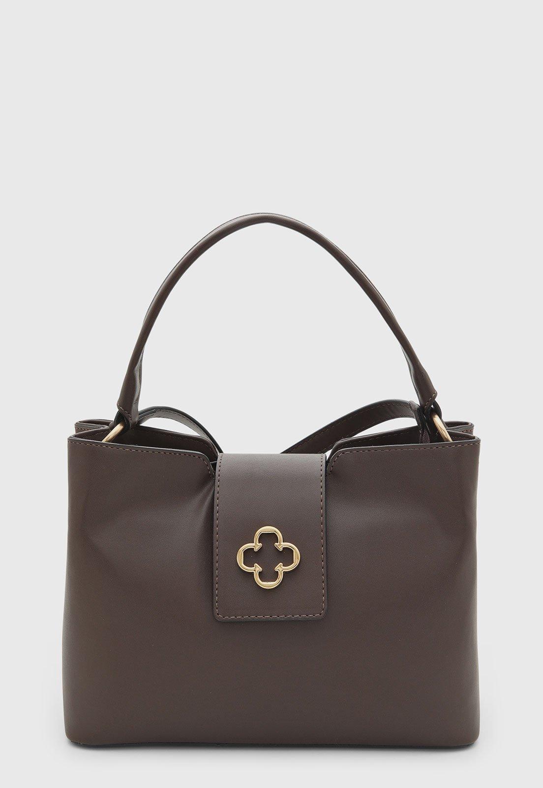Bolsa Feminina Capodarte Estruturada Marrom
