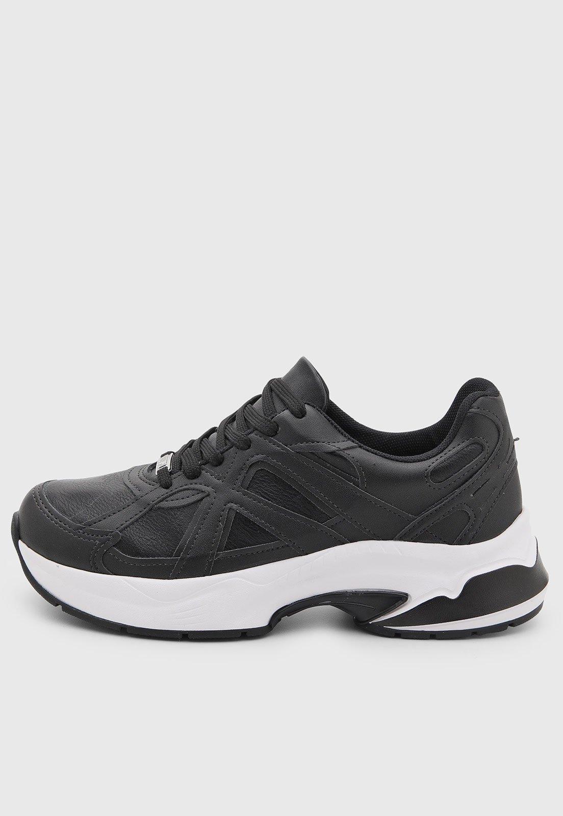 Tênis Feminino Vizzano Cano Baixo Preto