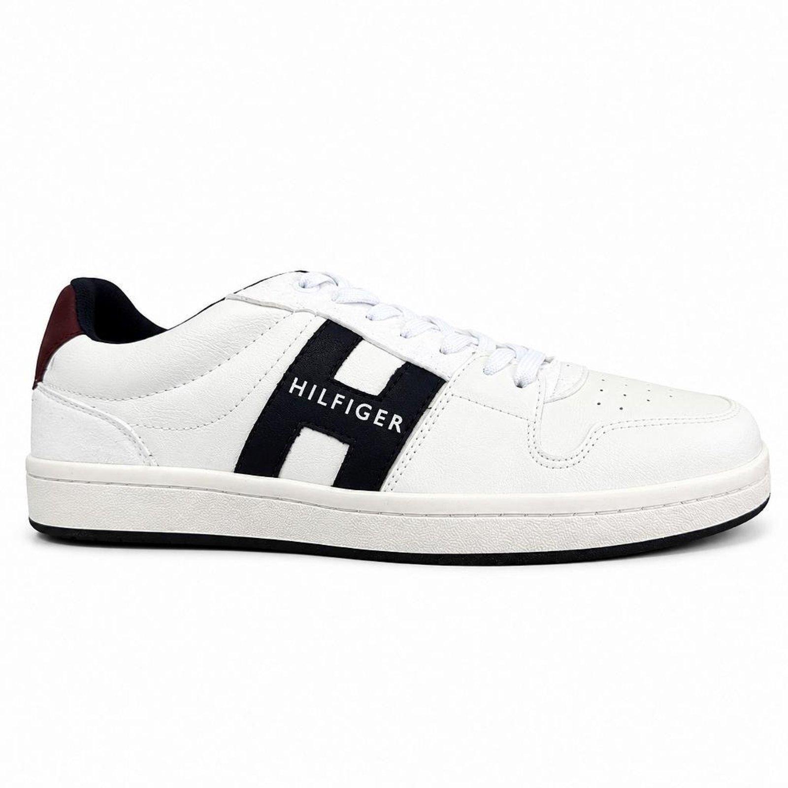 Tênis Tommy Hilfiger H Low Cut Lace-Up Sneaker RWB