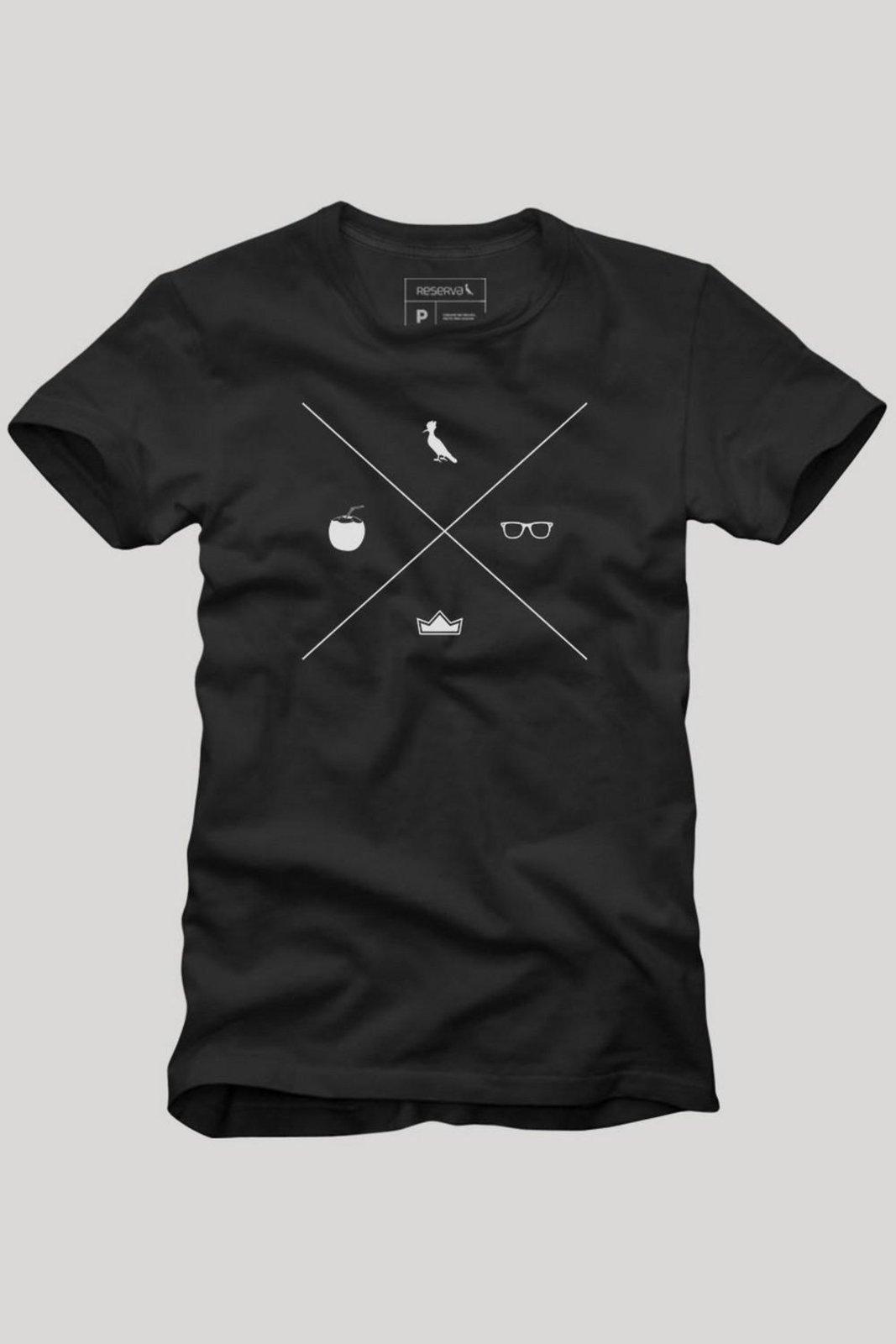 Camiseta Algodão Alto Verão Thiaguinho Reserva Preto