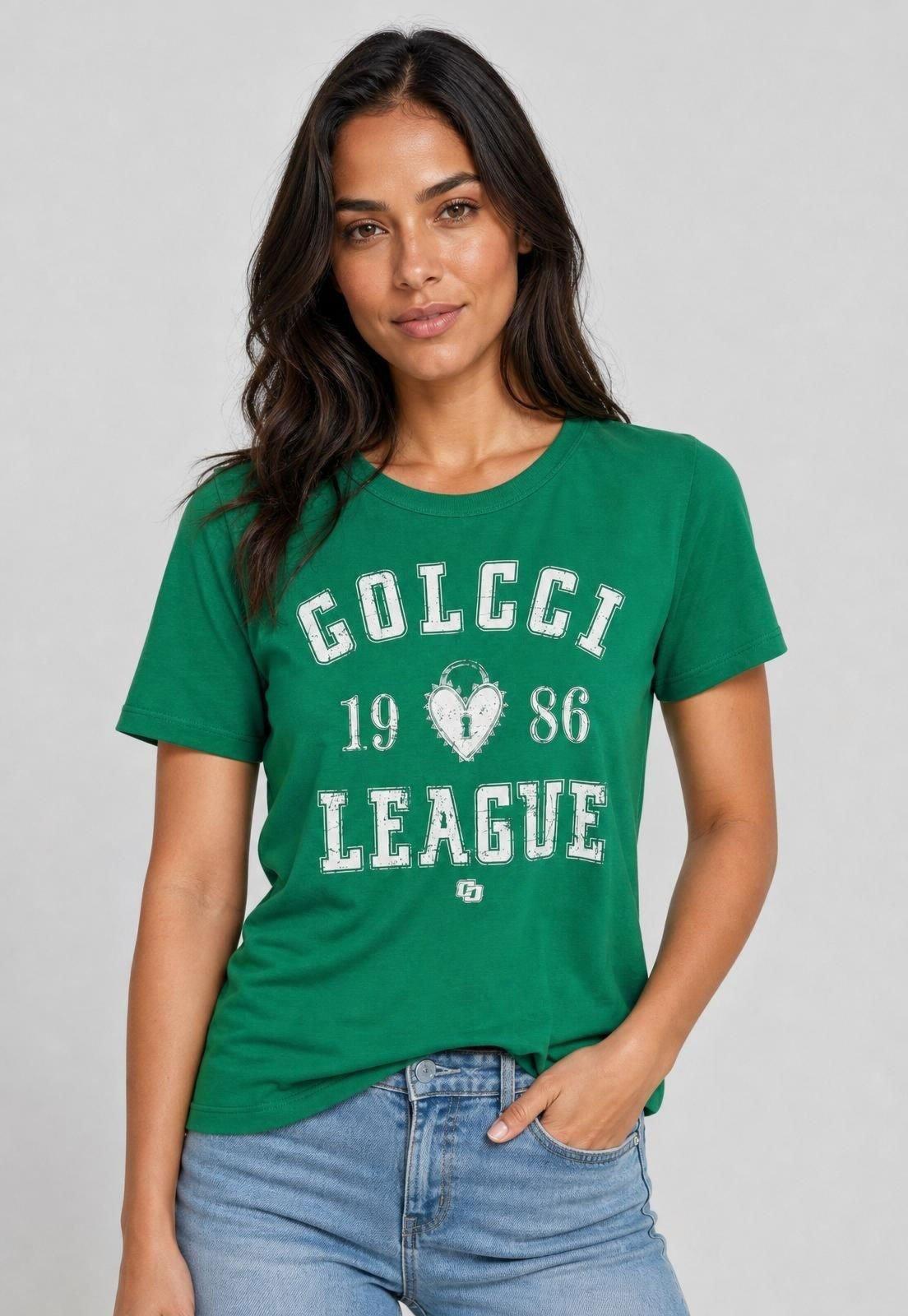 Camiseta Colcci Estampada Verde