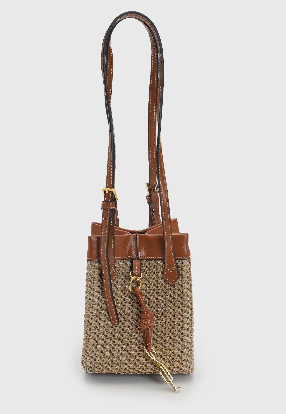 Bolsa Feminina Santa Lolla Tramada Bege