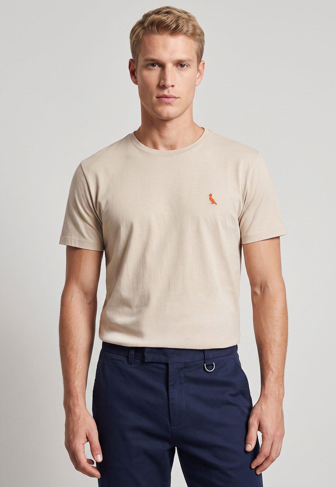 Camiseta Masculina Reserva Estampa Journey or Destination Bege
