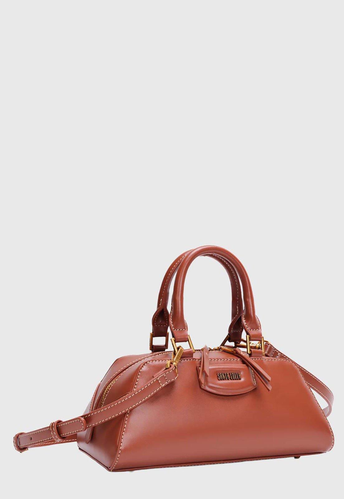 Bolsa Grande Santa Lolla Estruturada Marrom