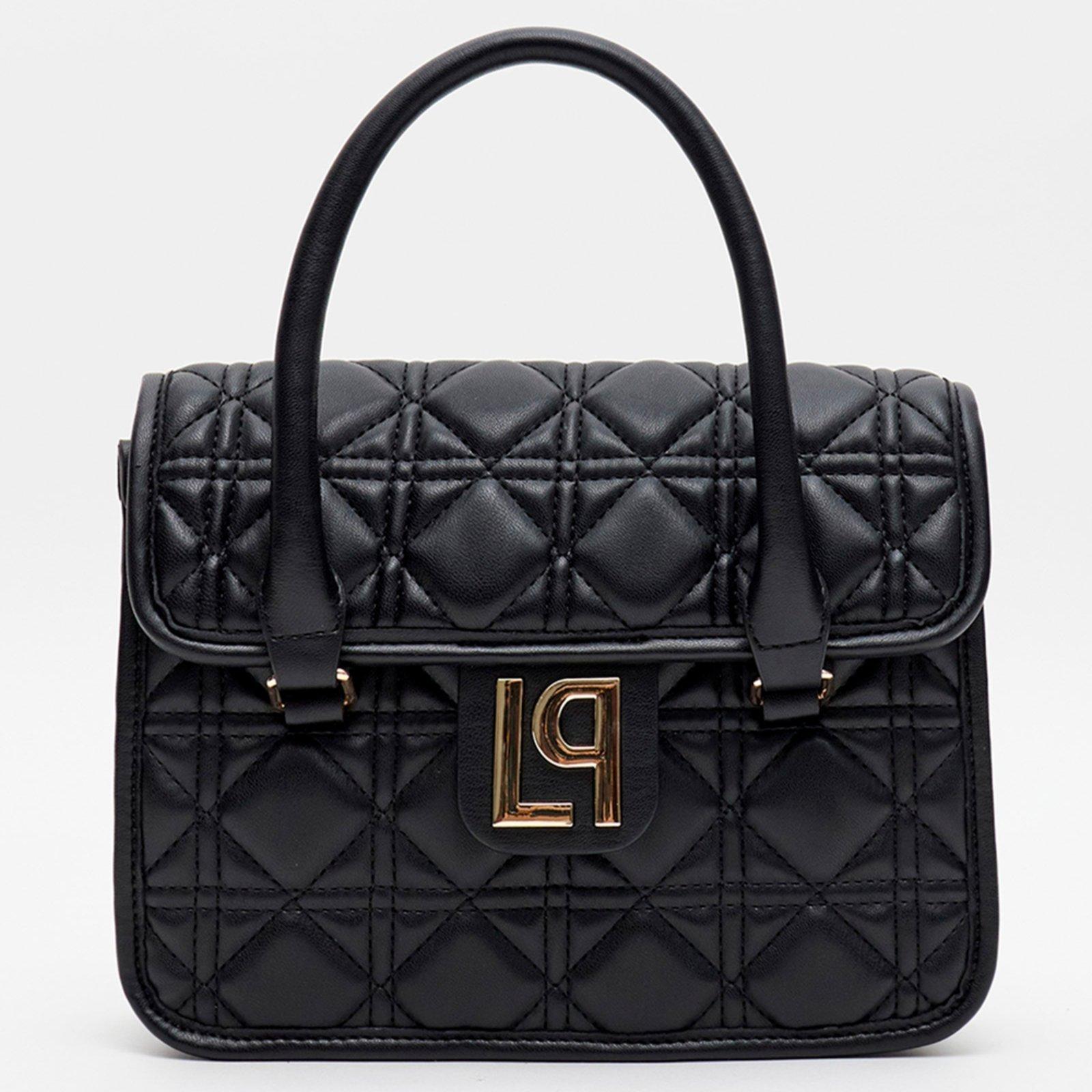 Bolsa Tote Lança Perfume Matelasse Ou26 Preto Feminino