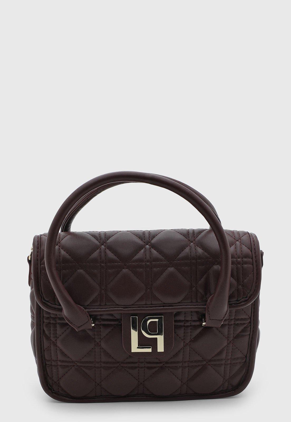 Bolsa Feminina Lança Perfume Média Matelassê Vinho