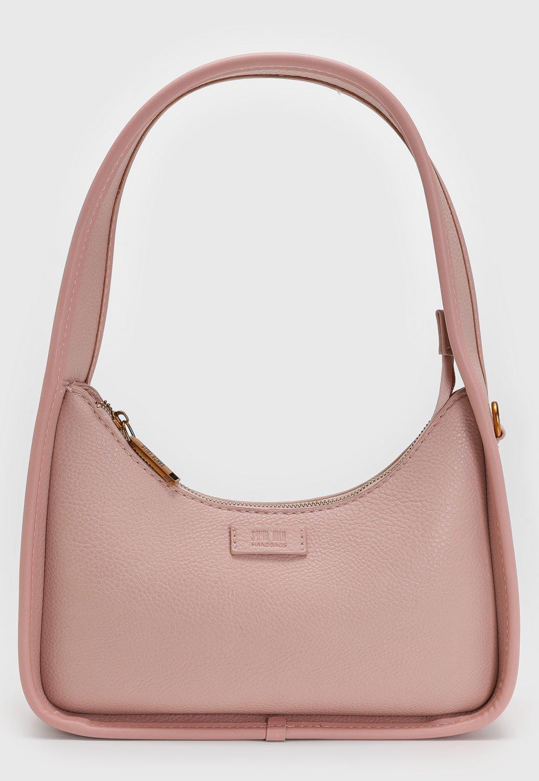 Bolsa Feminina Santa Lolla Média Estruturada Rosa Claro
