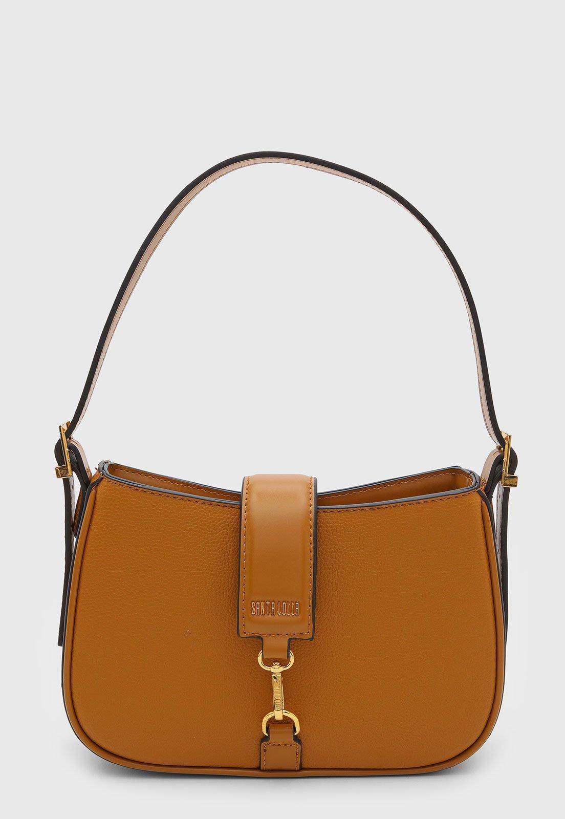 Bolsa Feminina Santa Lolla Alça Transversal Caramelo
