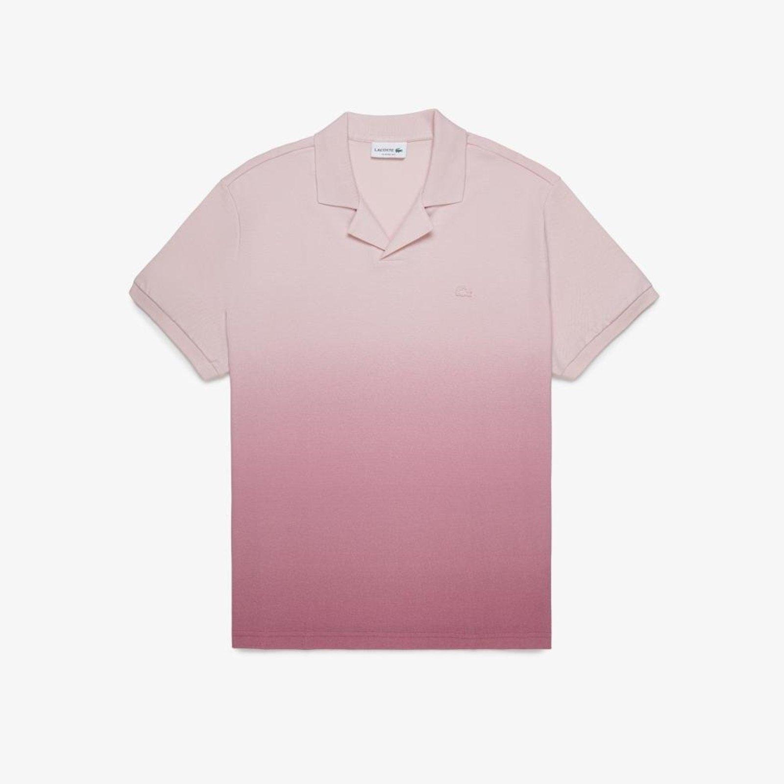 Polo Mini-Piqué Ombré com Caimento Clássico Rosa