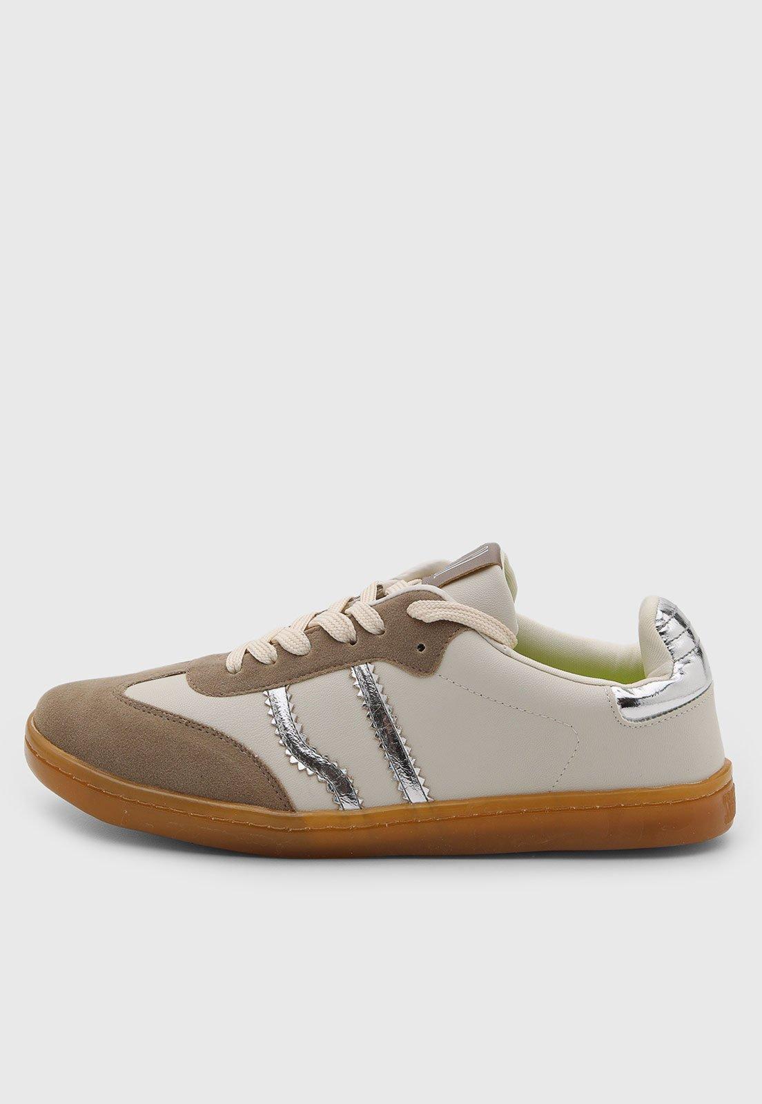 Tênis Feminino Santa Lolla Cano Baixo Bege