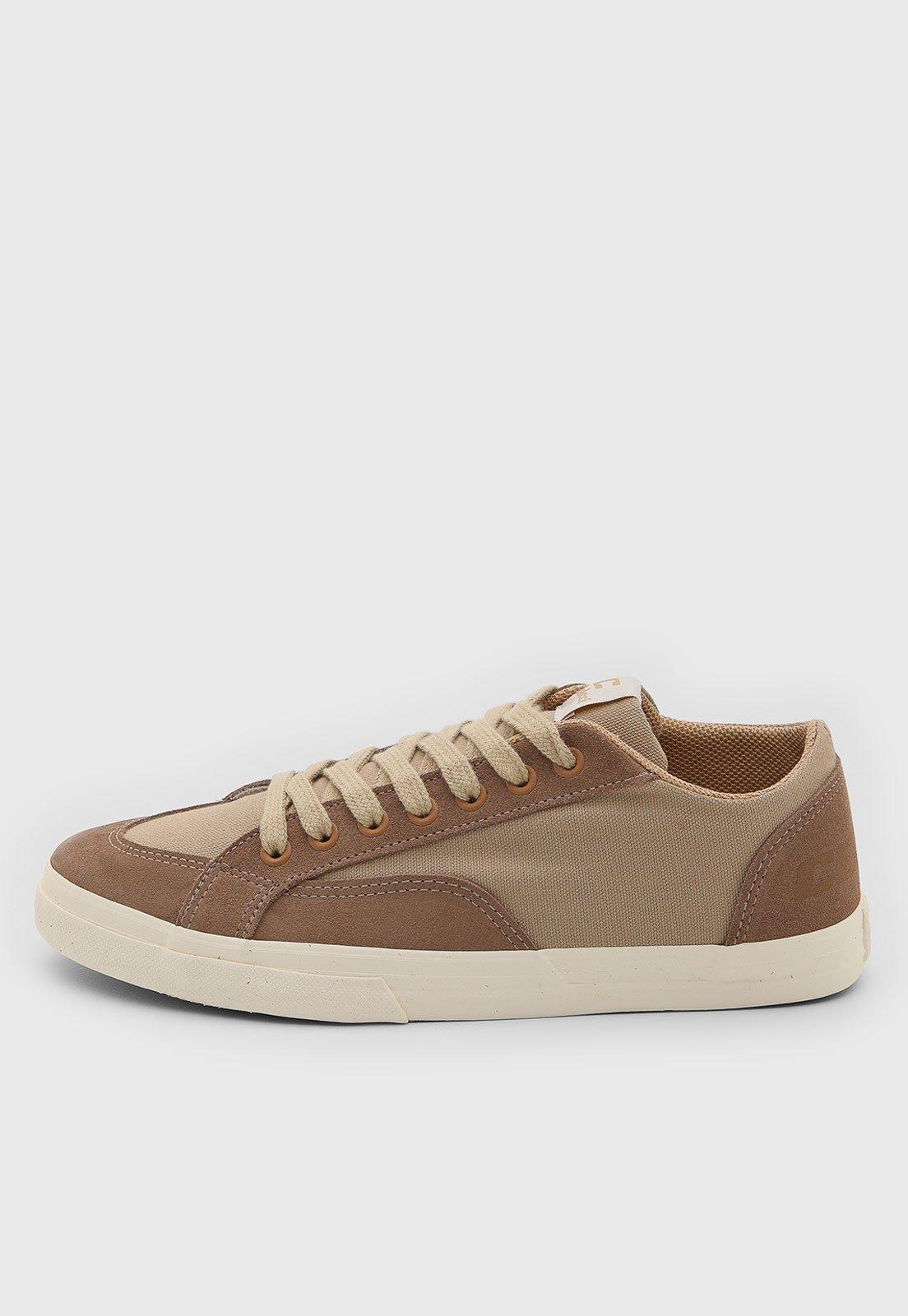 Tênis Masculino Colcci Cano Baixo Bege