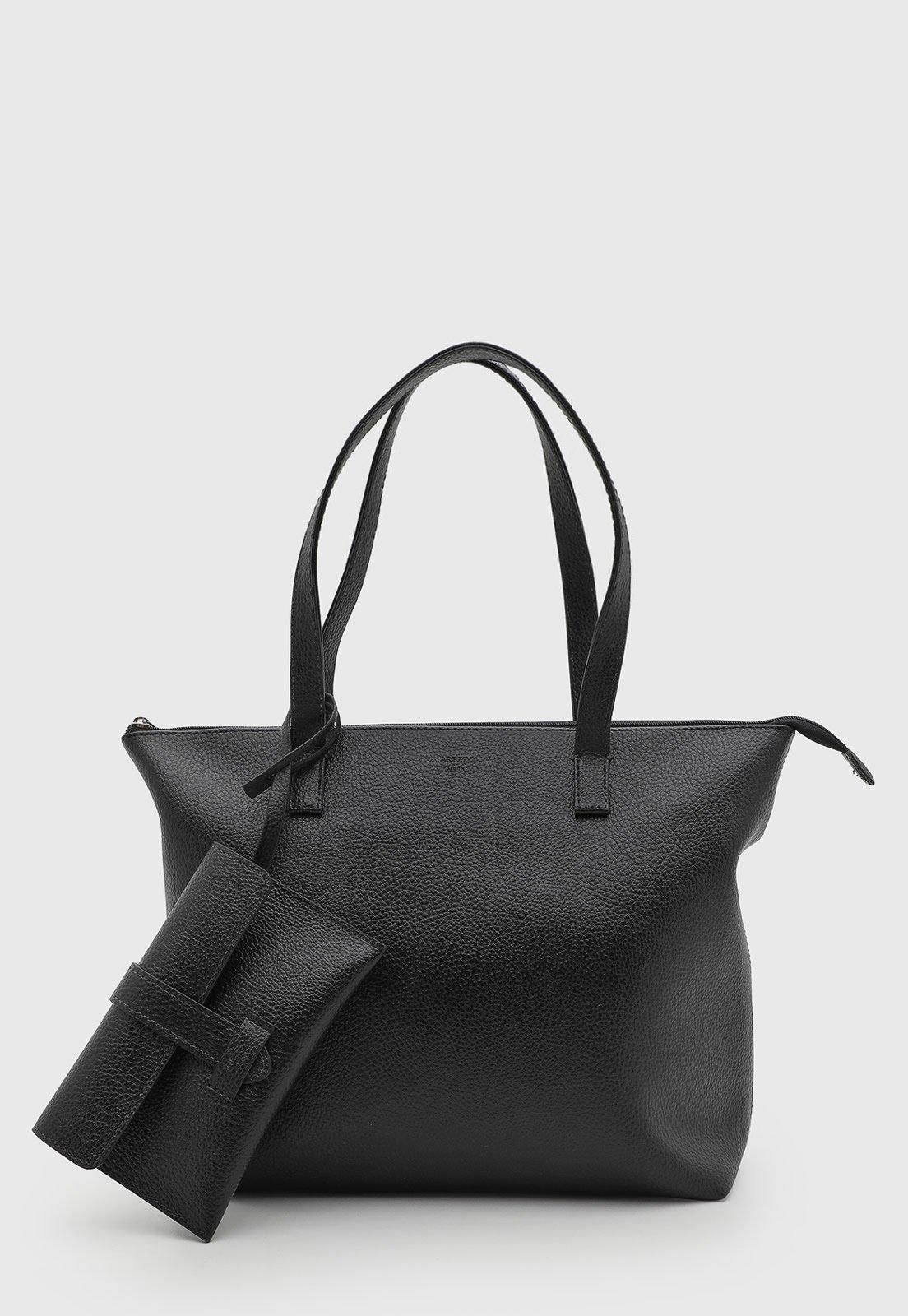 Bolsa Feminina Arezzo Com Carteira Preta