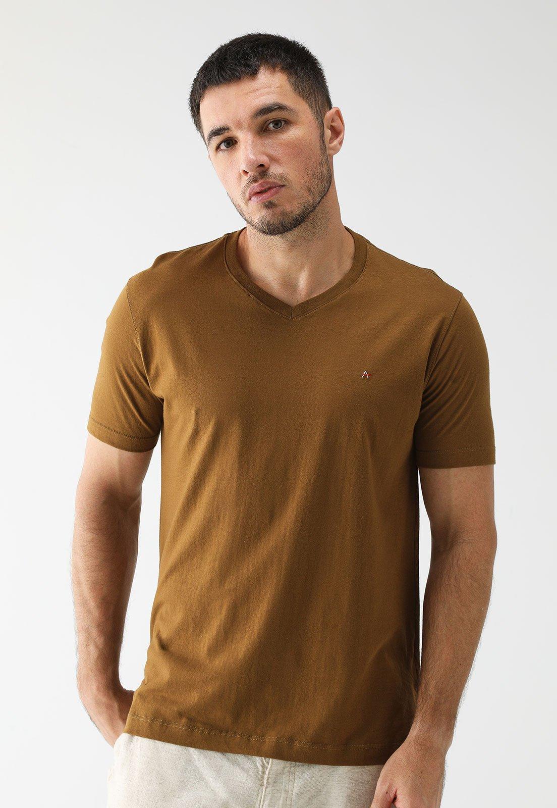 Camiseta Aramis Slim Mini Icon Caramelo