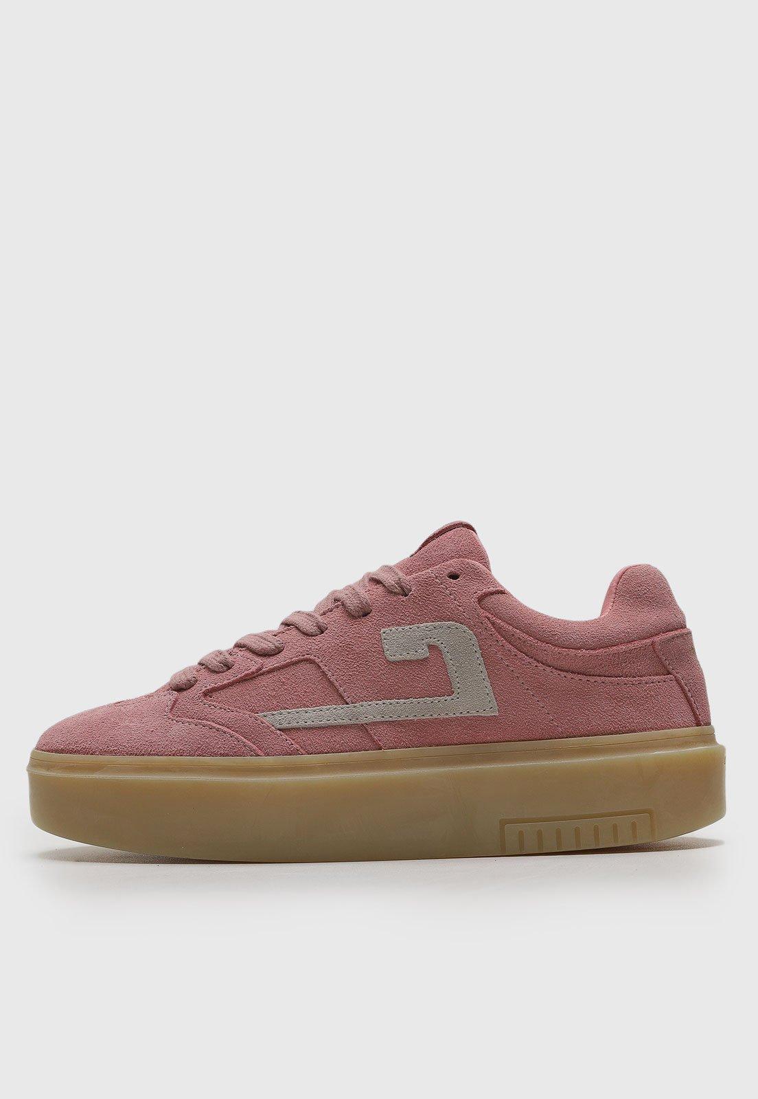 Tênis Colcci Recortes Rosa
