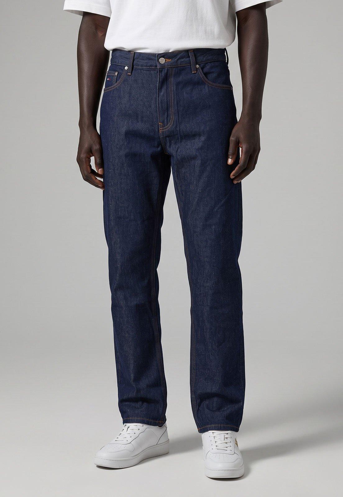 Calça Jeans Masculina Tommy Jeans Ryan Slim Azul
