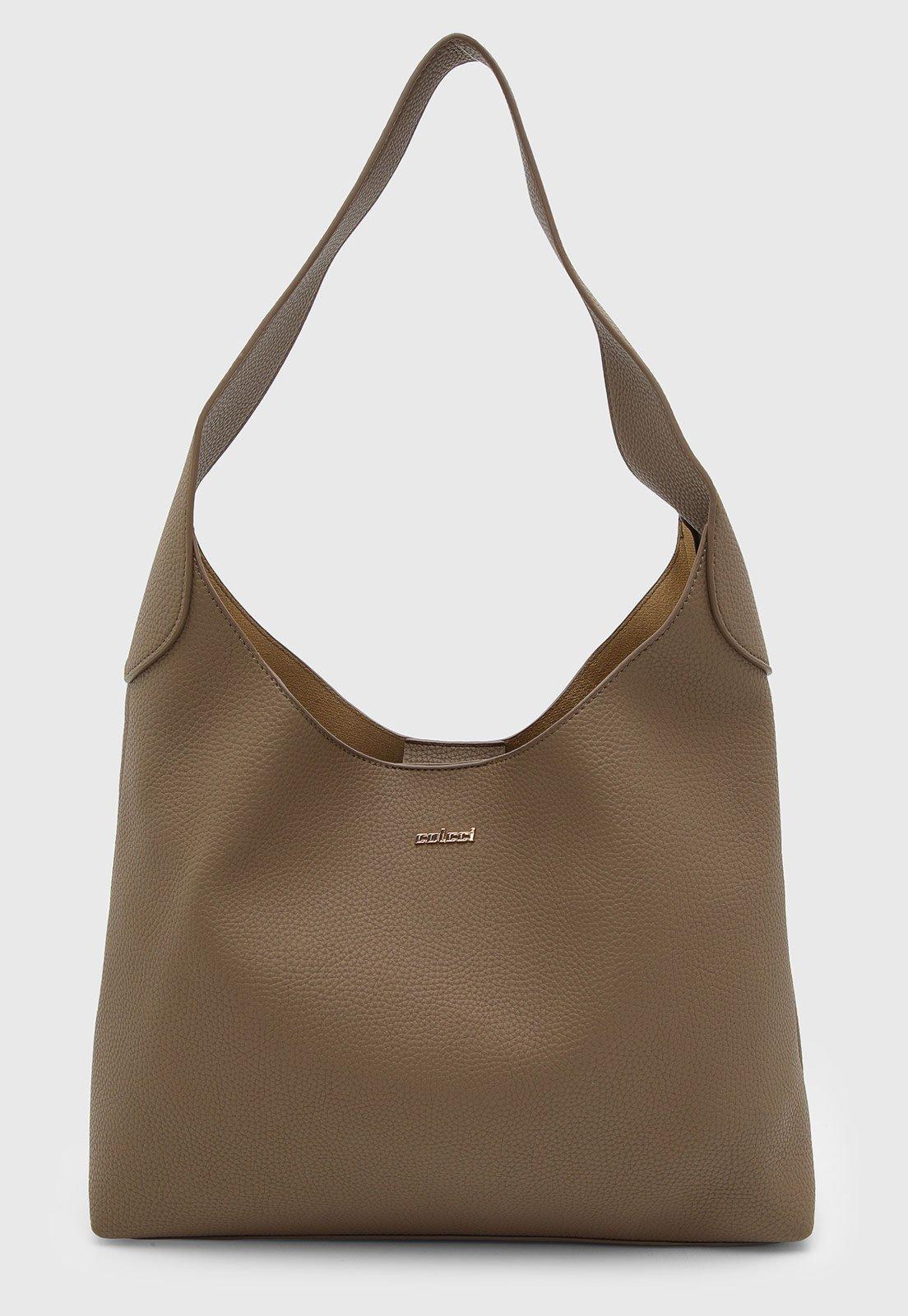 Bolsa Grande Colcci Texturizada Marrom