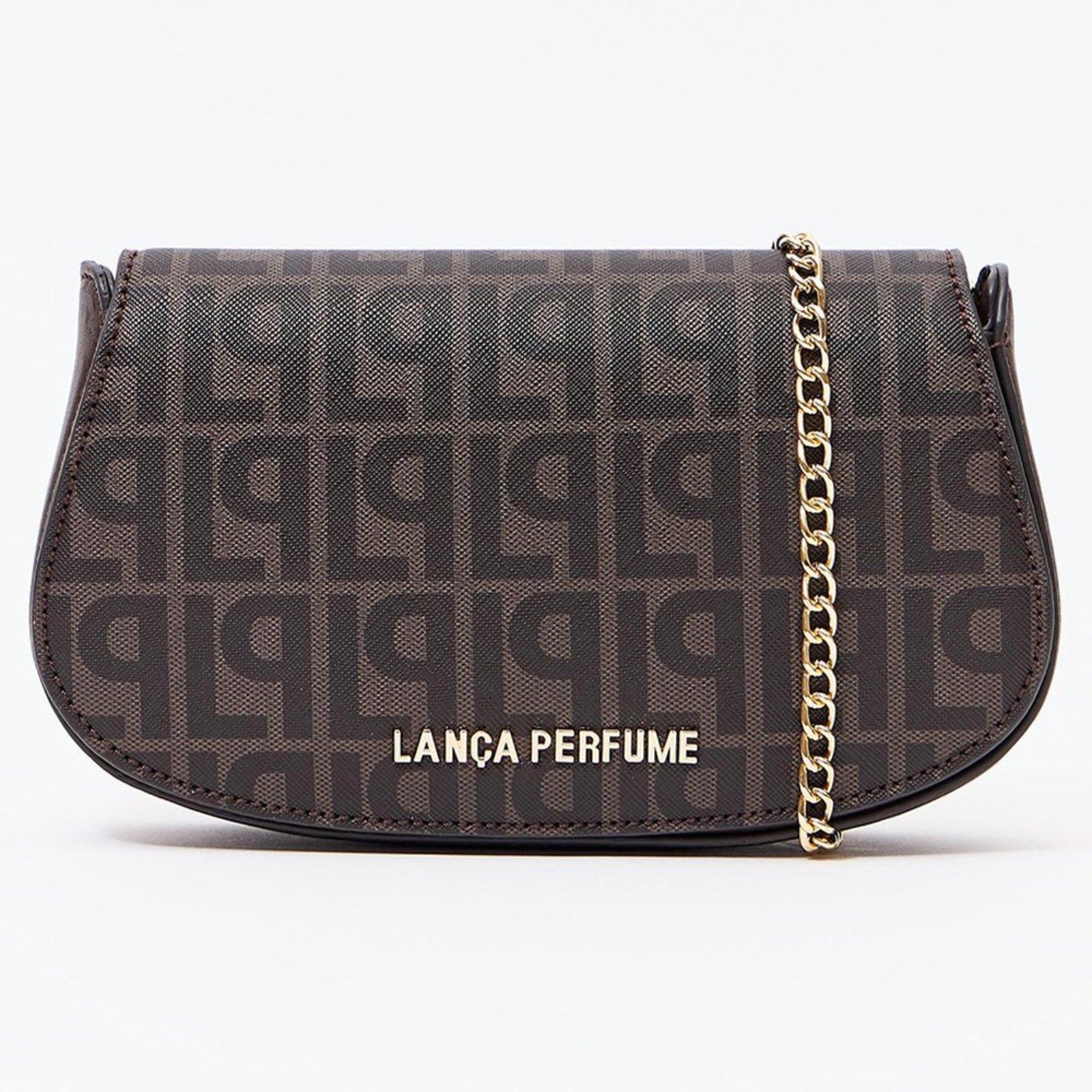 Bolsa Crossbody Lança Perfume Monograma Pr27 Marrom Feminino
