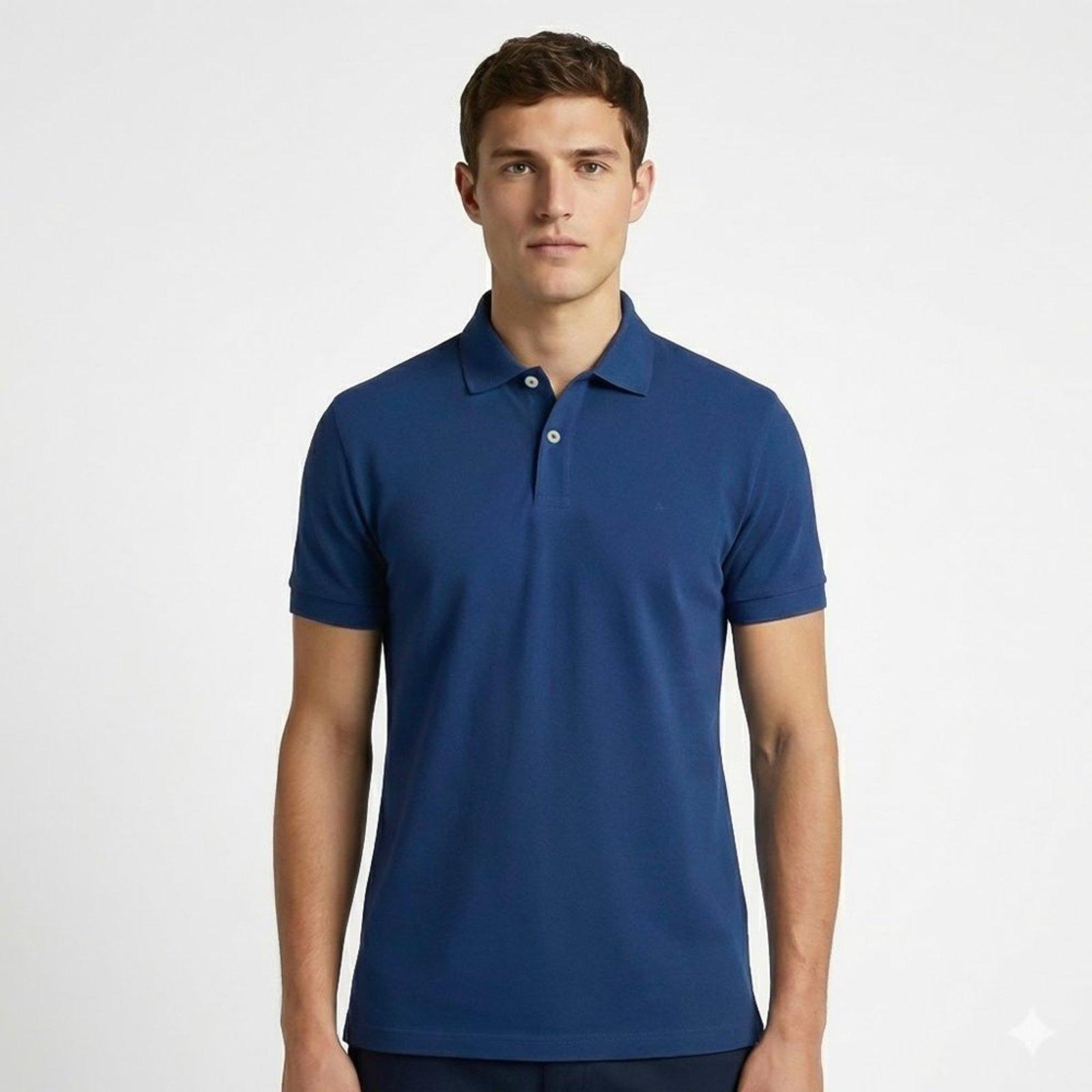 Camisa Polo Aramis Basic Piquet In26 Azul Masculino