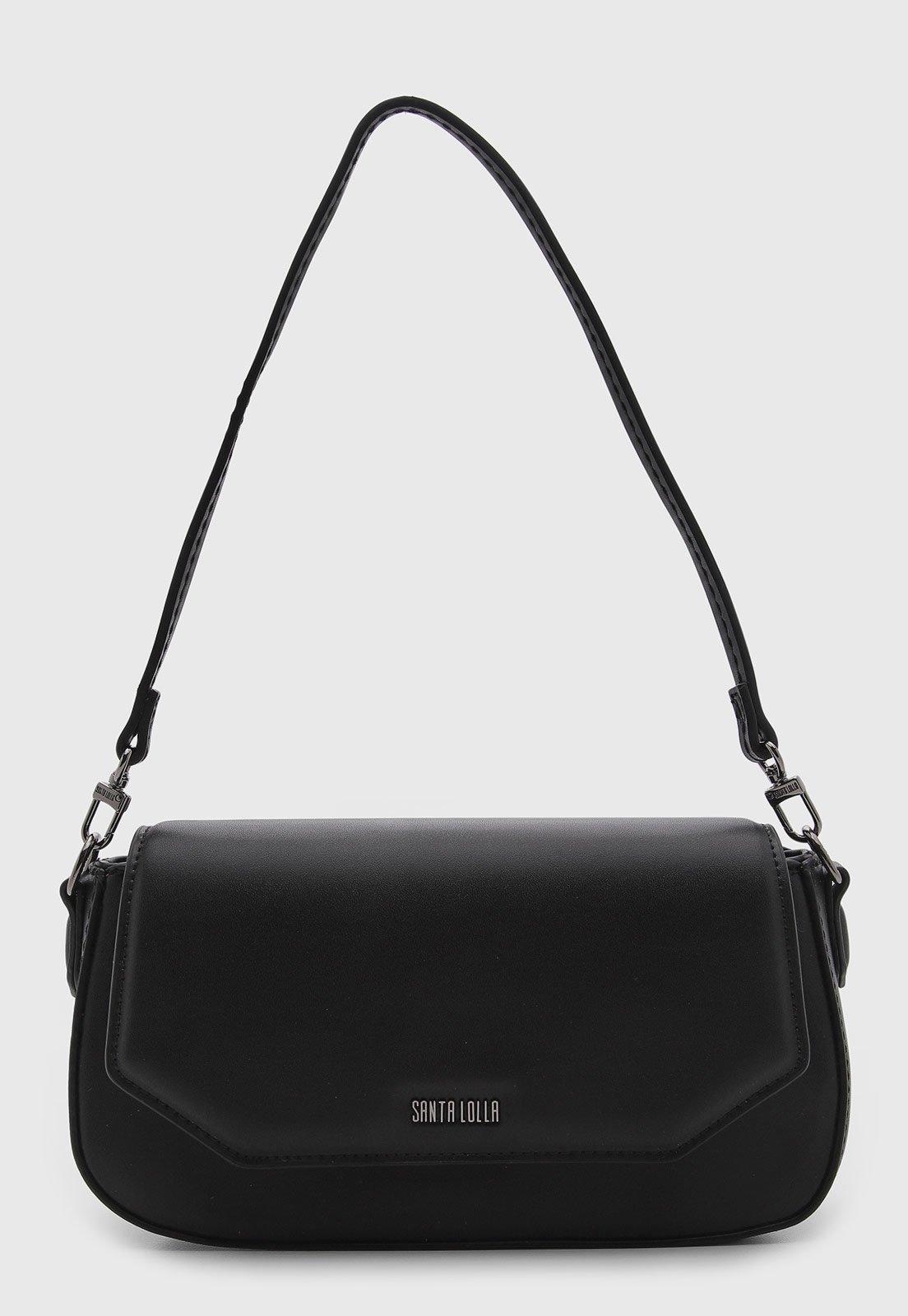 Bolsa Feminina Santa Lolla Retangular Preta