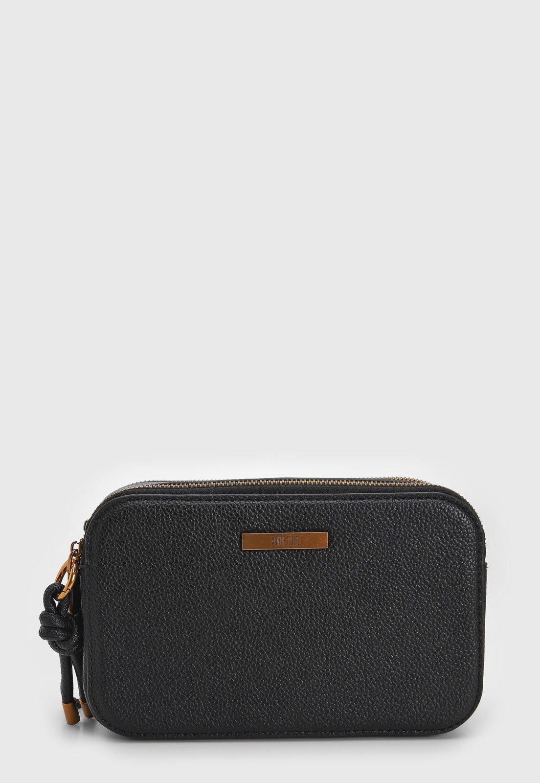 Bolsa Transversal Santa Lolla Alça Regulável Preta