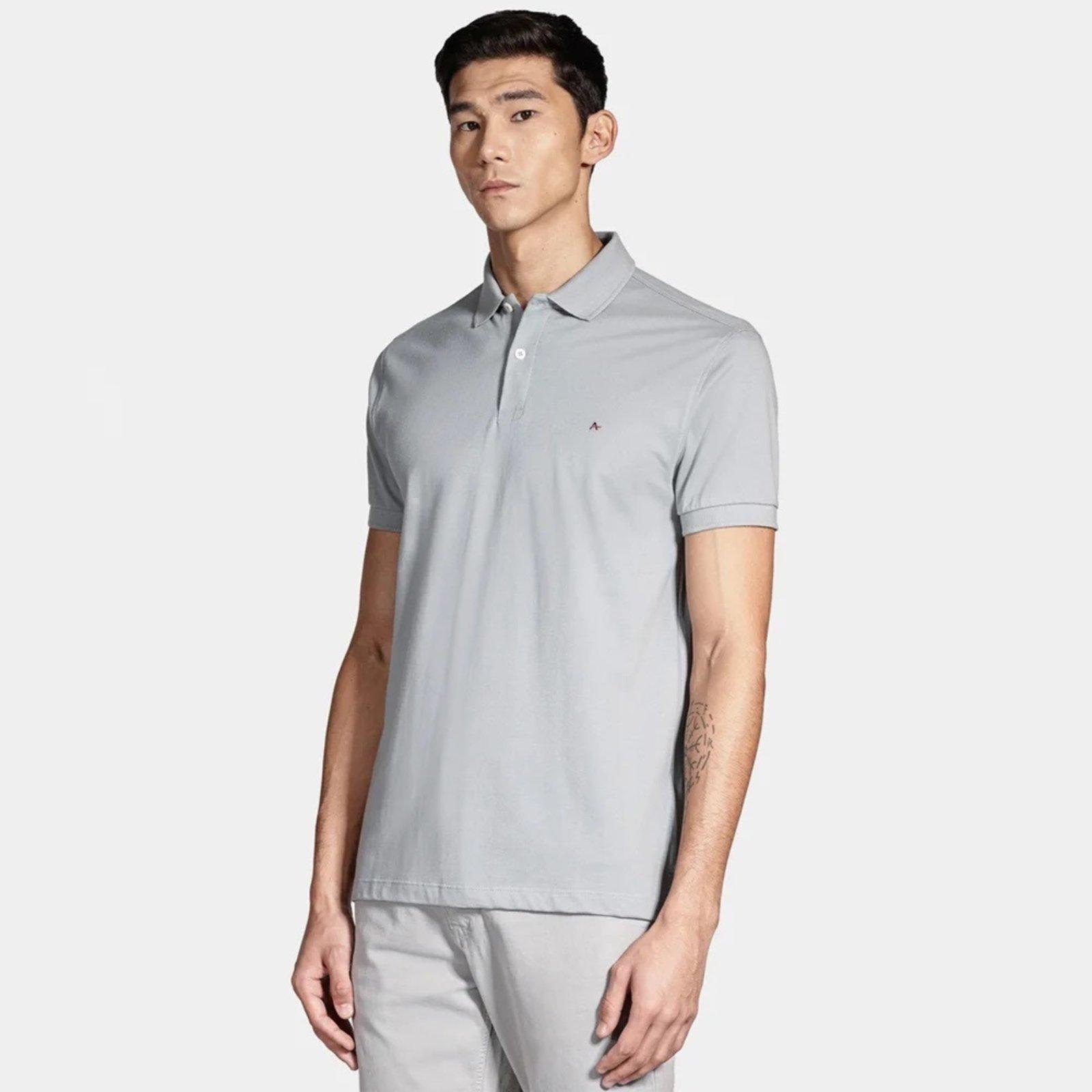 Camisa Polo Aramis Basic Piquet In25 Cinza Masculino