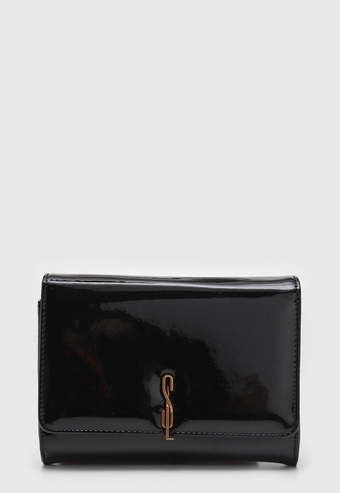 Bolsa Tiracolo Santa Lolla Alça Corrente Preta