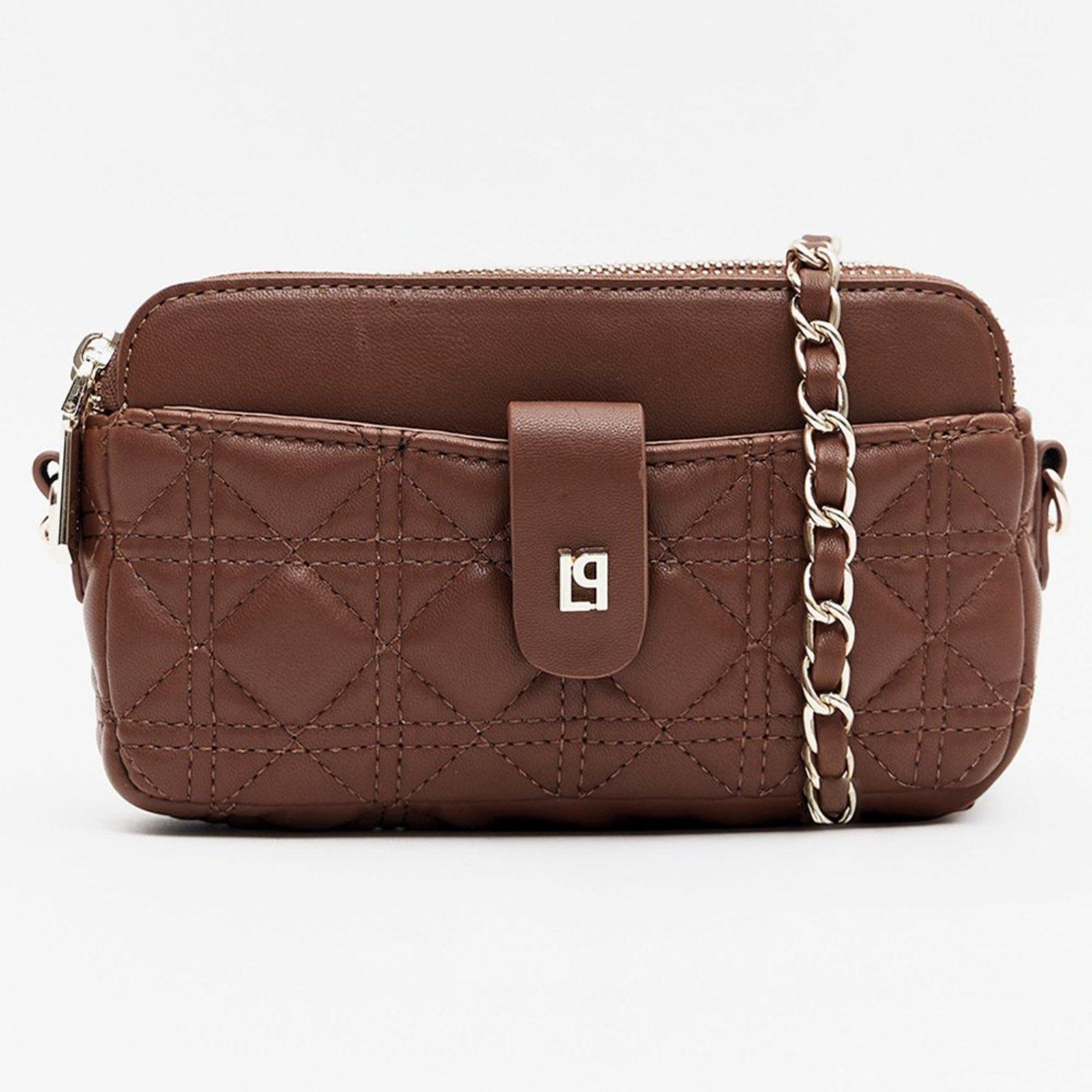 Bolsa Crossbody Lança Perfume Matelasse In26 Marrom Feminino