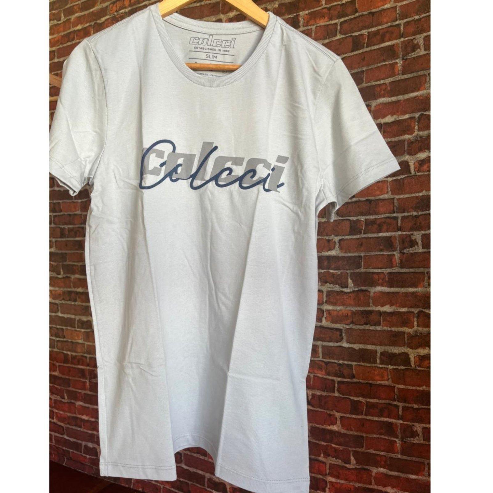 Camiseta Masculina Colcci Slim Cinza