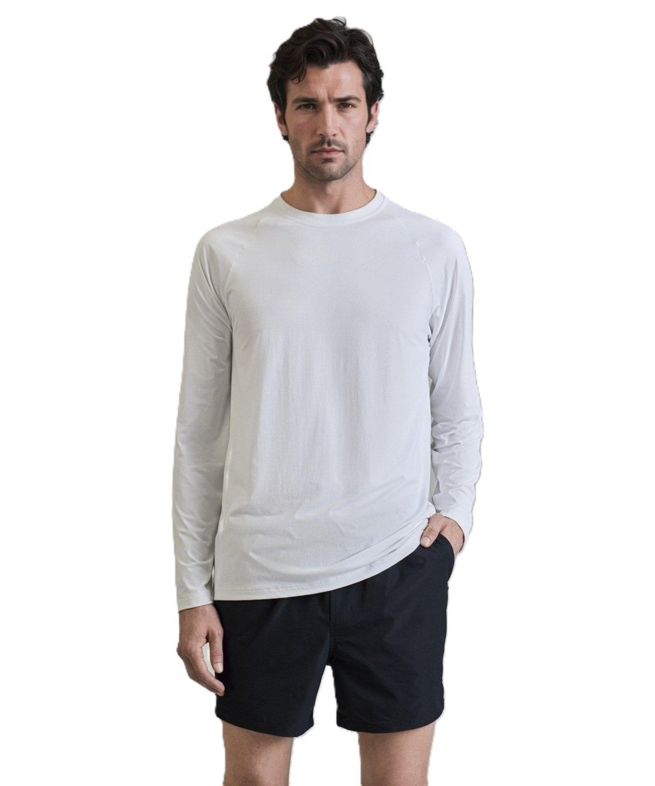 Camiseta Manga Longa Raglan Uv Reserva BRANCO G