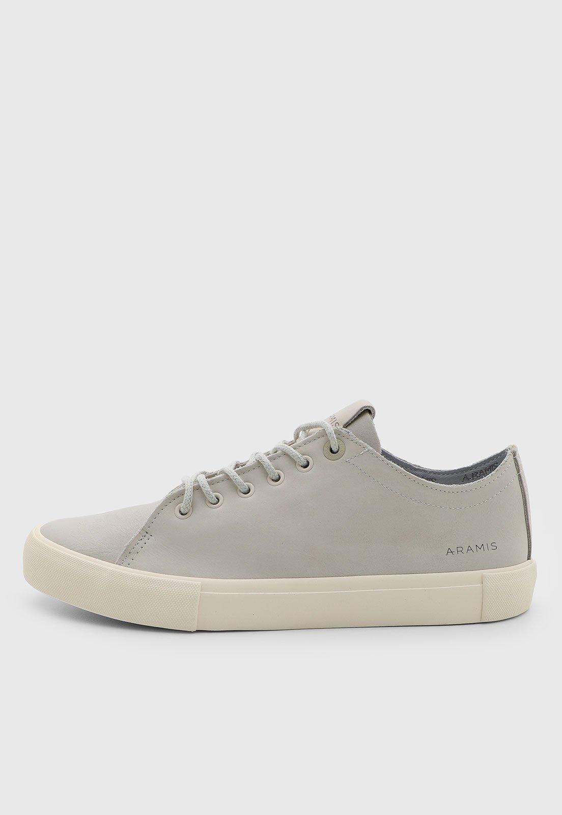 Tênis Masculino Aramis Easy Sidelong Work Couro Cinza