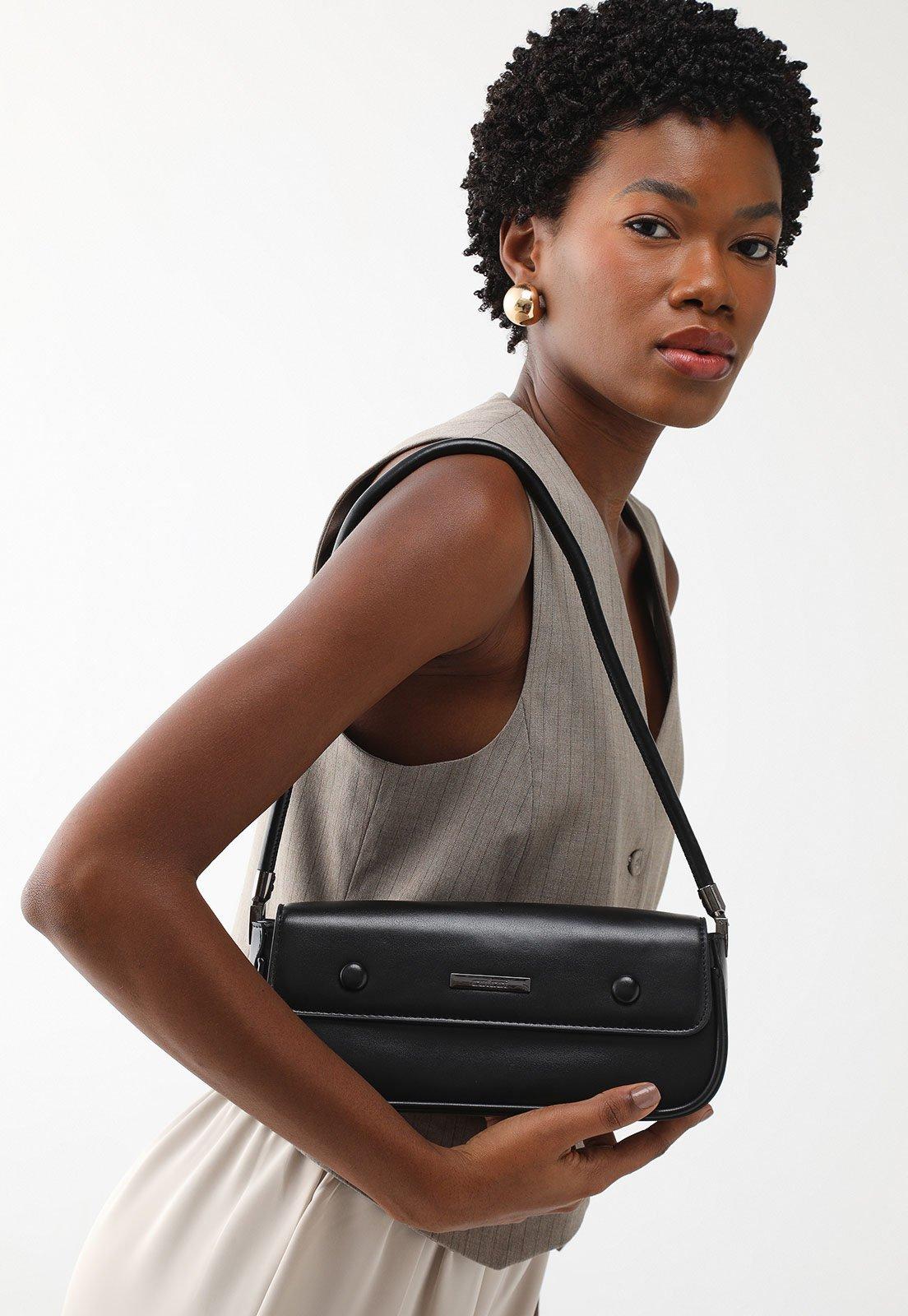 Bolsa Colcci Logo Preta