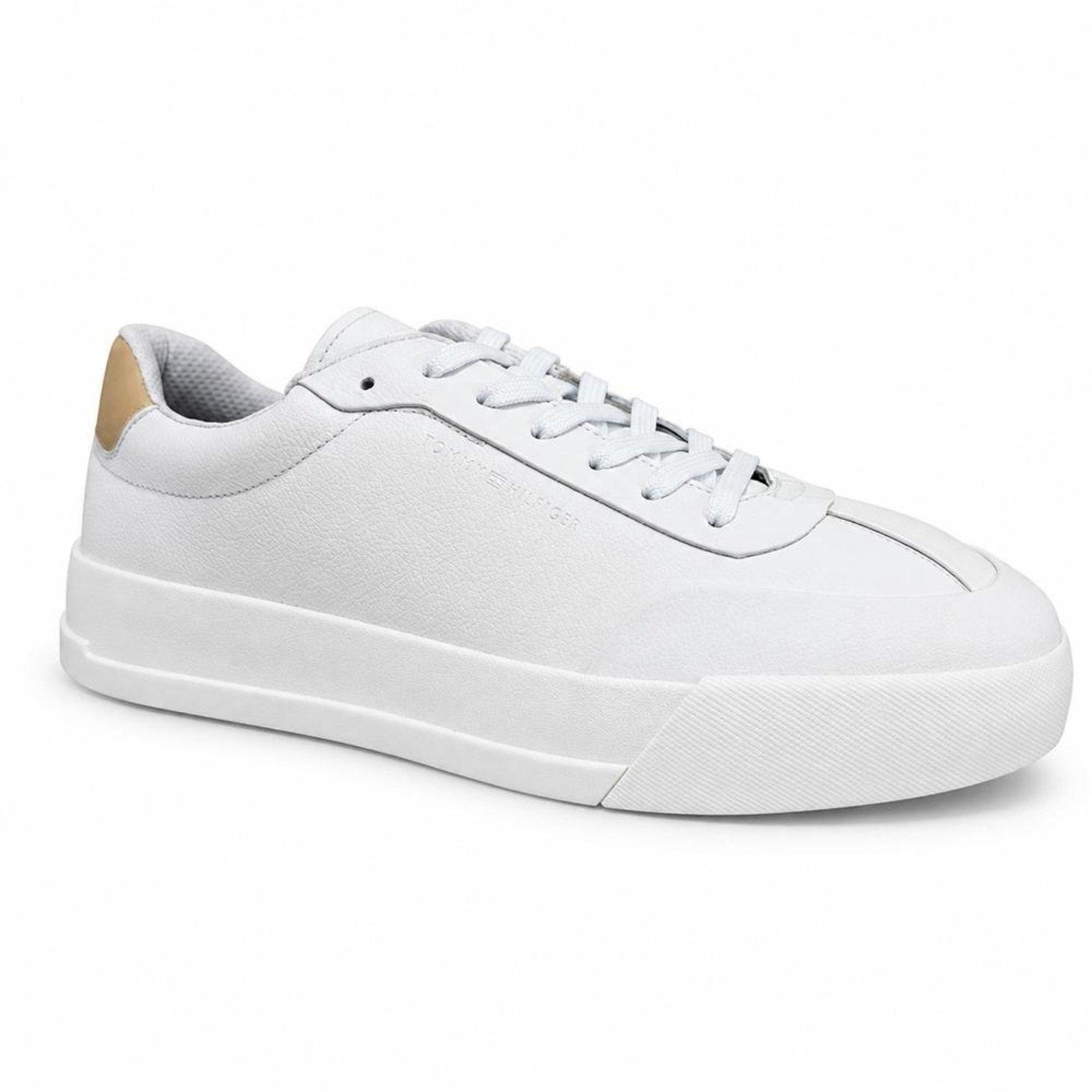Tênis Tommy Hilfiger TH Court Best Masculino Ecru