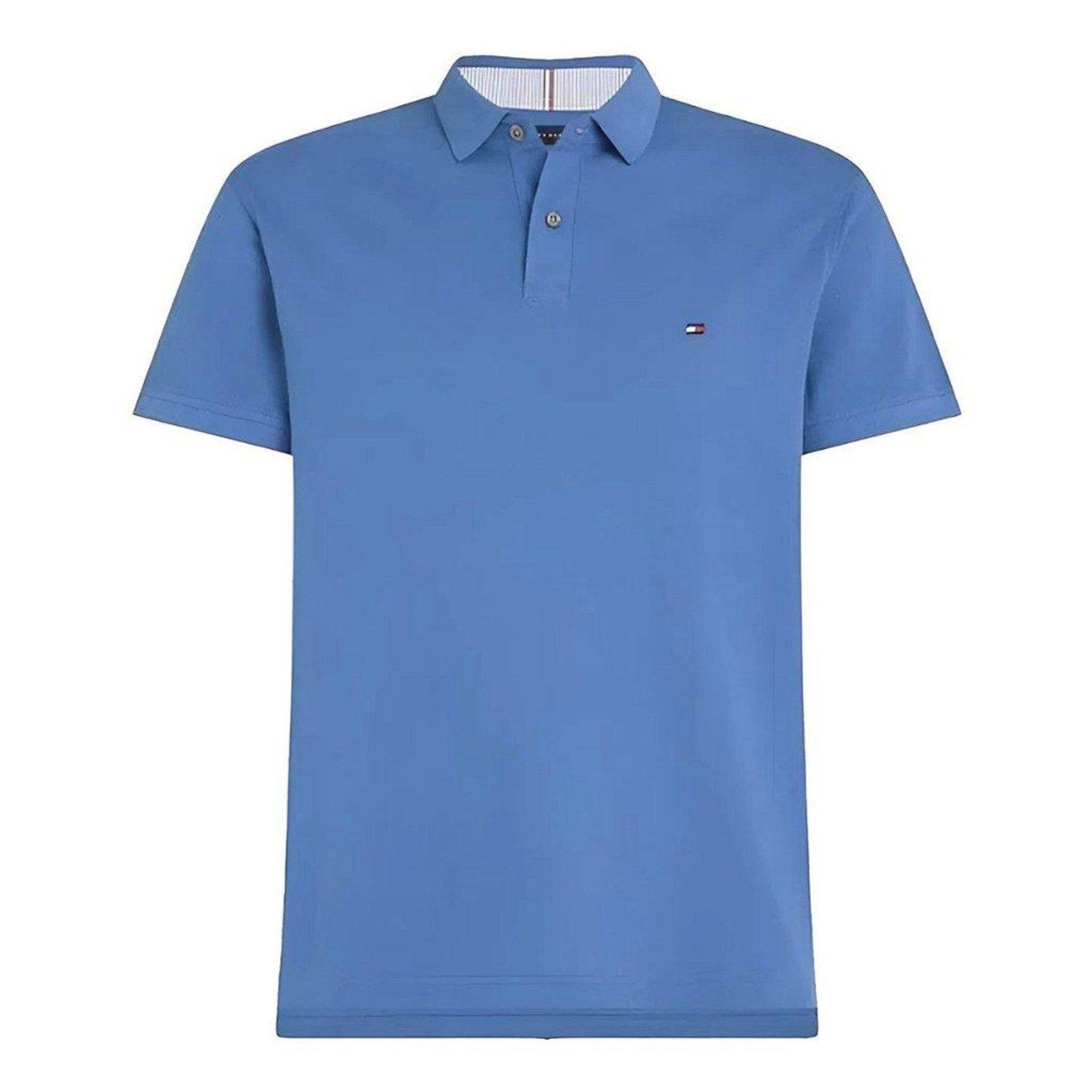 Camiseta Gola Polo Tommy Hilfiger 1985 Azul Regular