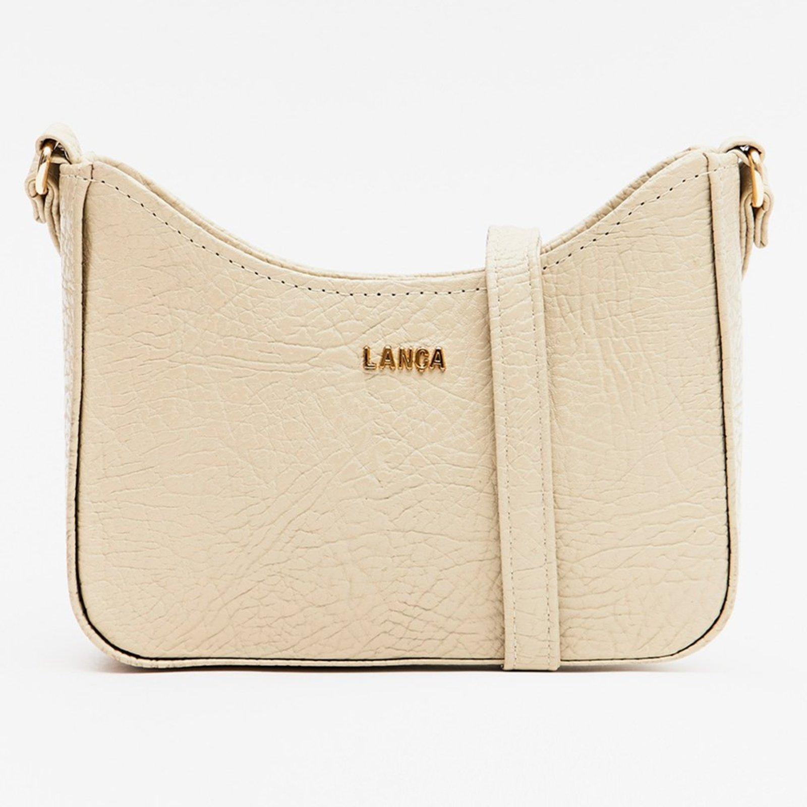 Bolsa Crossbody Lança Perfume Enfeite In26 Bege Feminino