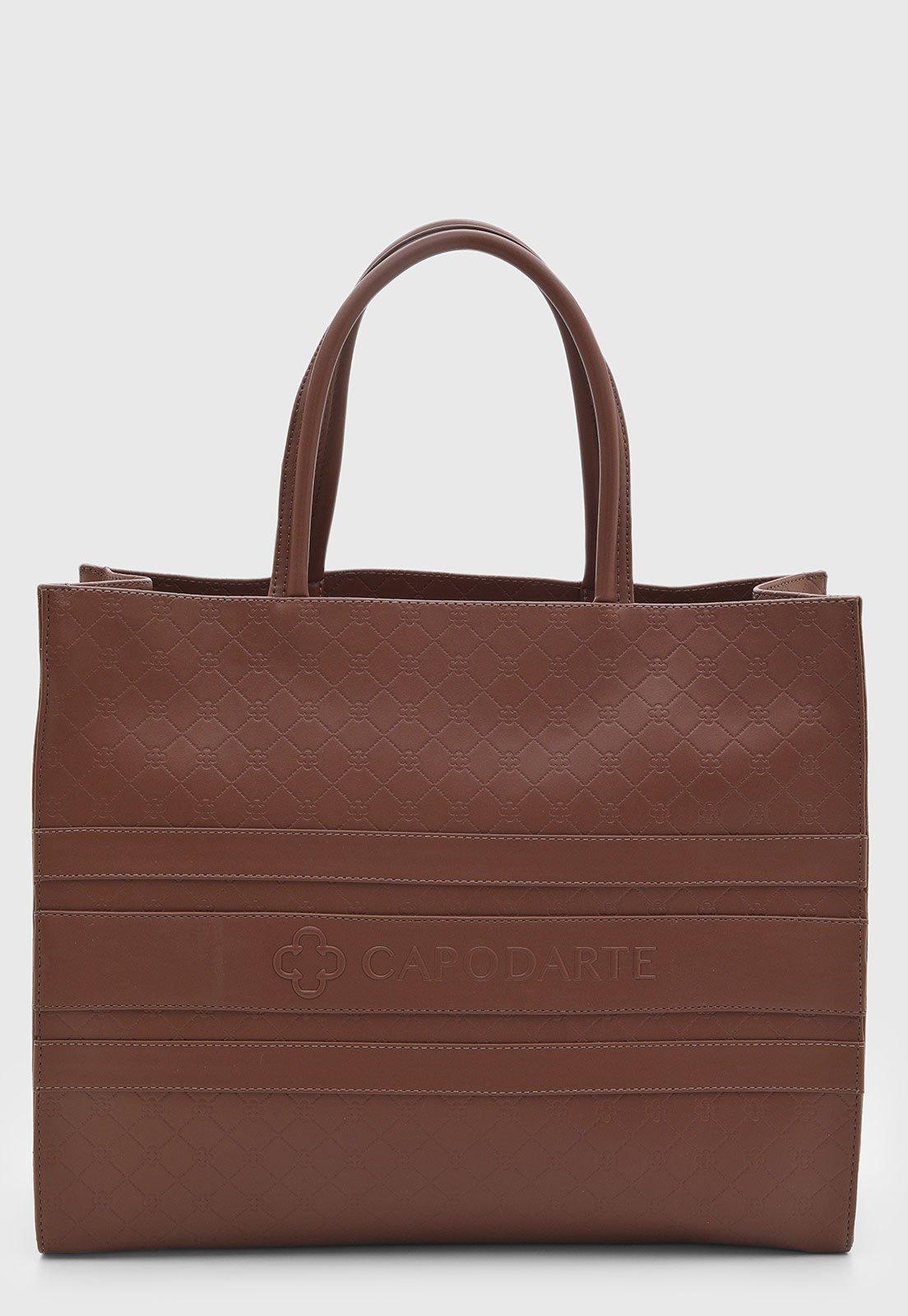 Bolsa Feminina Capodarte Estruturada Marrom