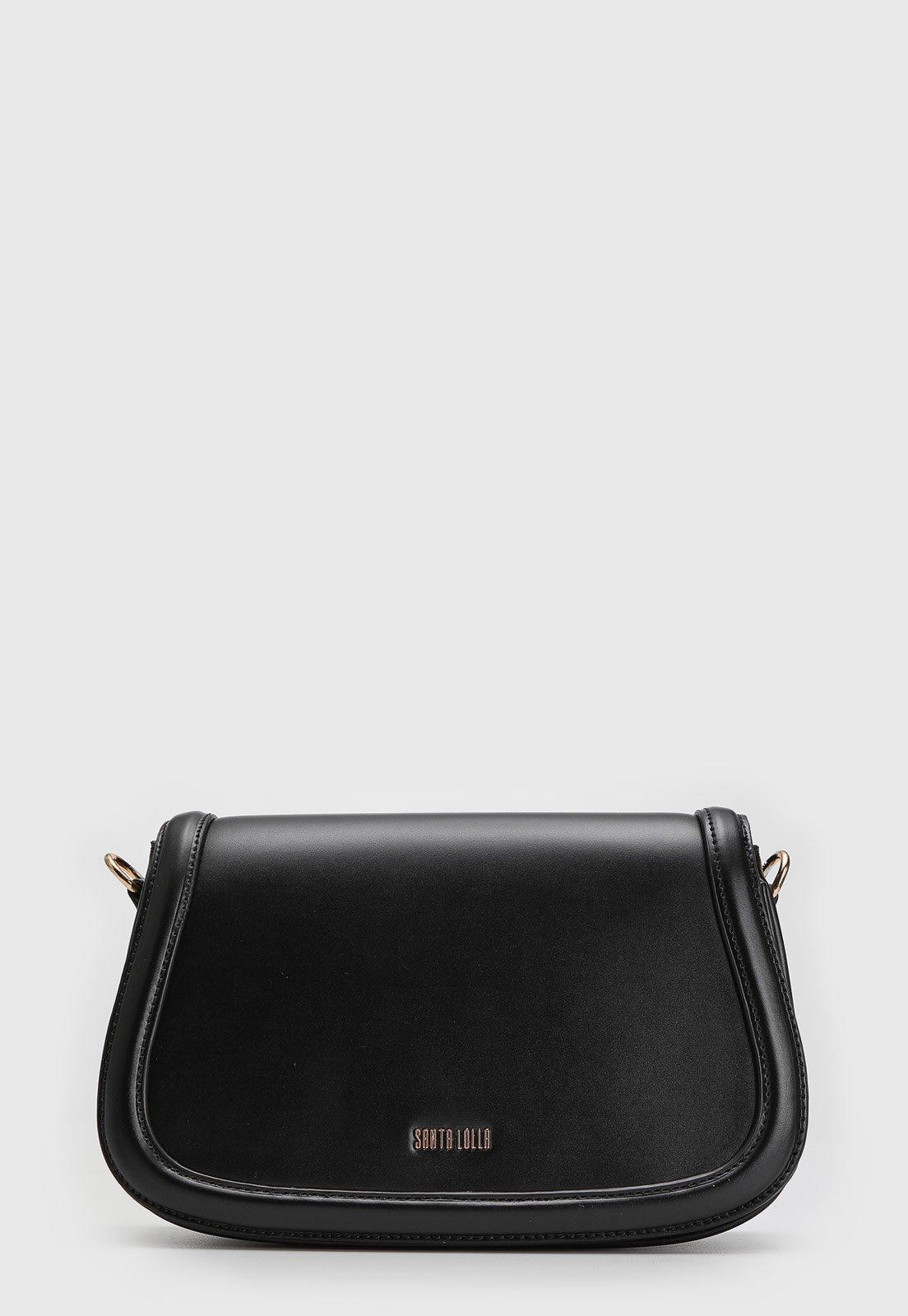 Bolsa Transversal Santa Lolla Alça ajustável Preta