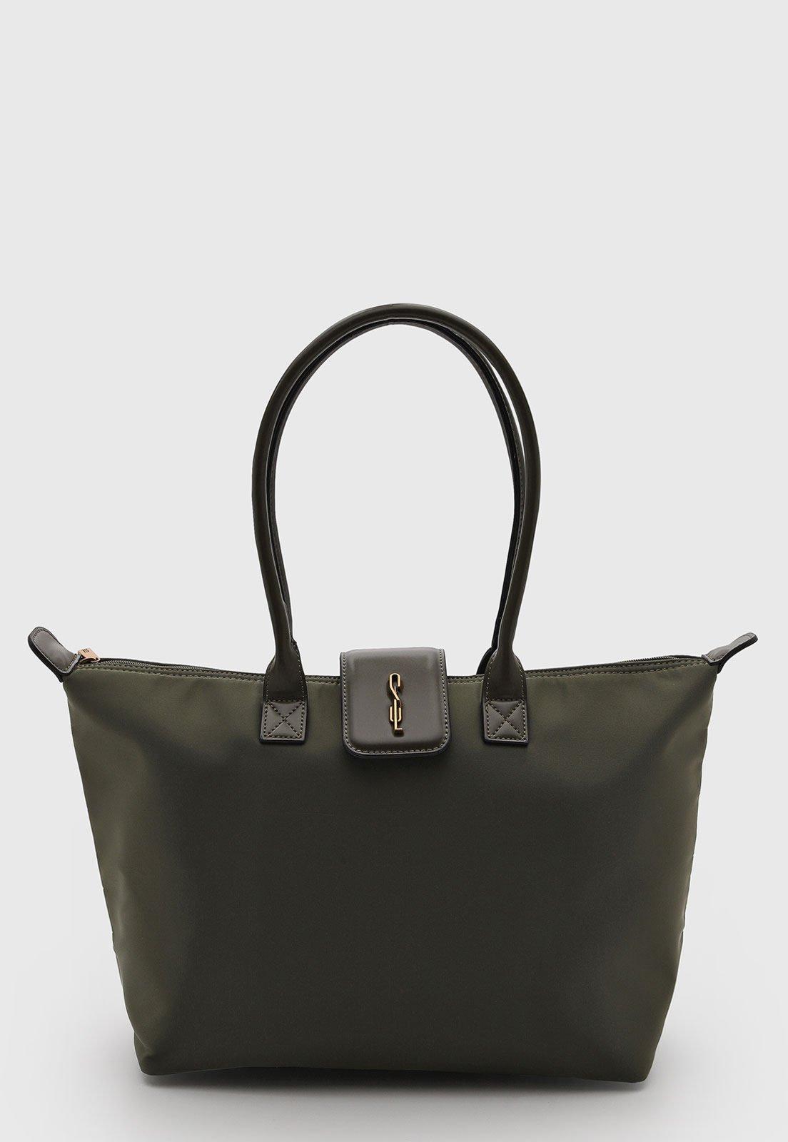 Bolsa Feminina Santa Lolla Tote Estruturada Verde