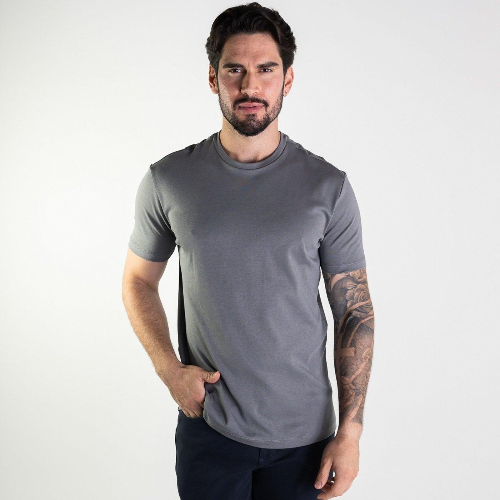 Camiseta Oficina Reserva Pima Premium Cinza