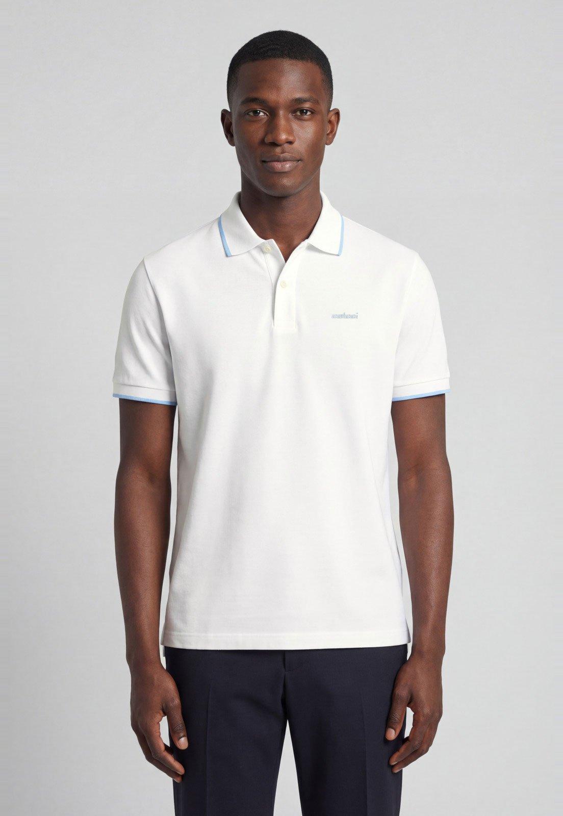 Polo Masculina Colcci Detalhe Gola Branca