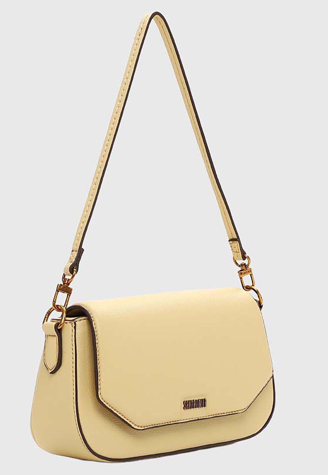 Bolsa Feminina Santa Lolla Estruturada Amarela